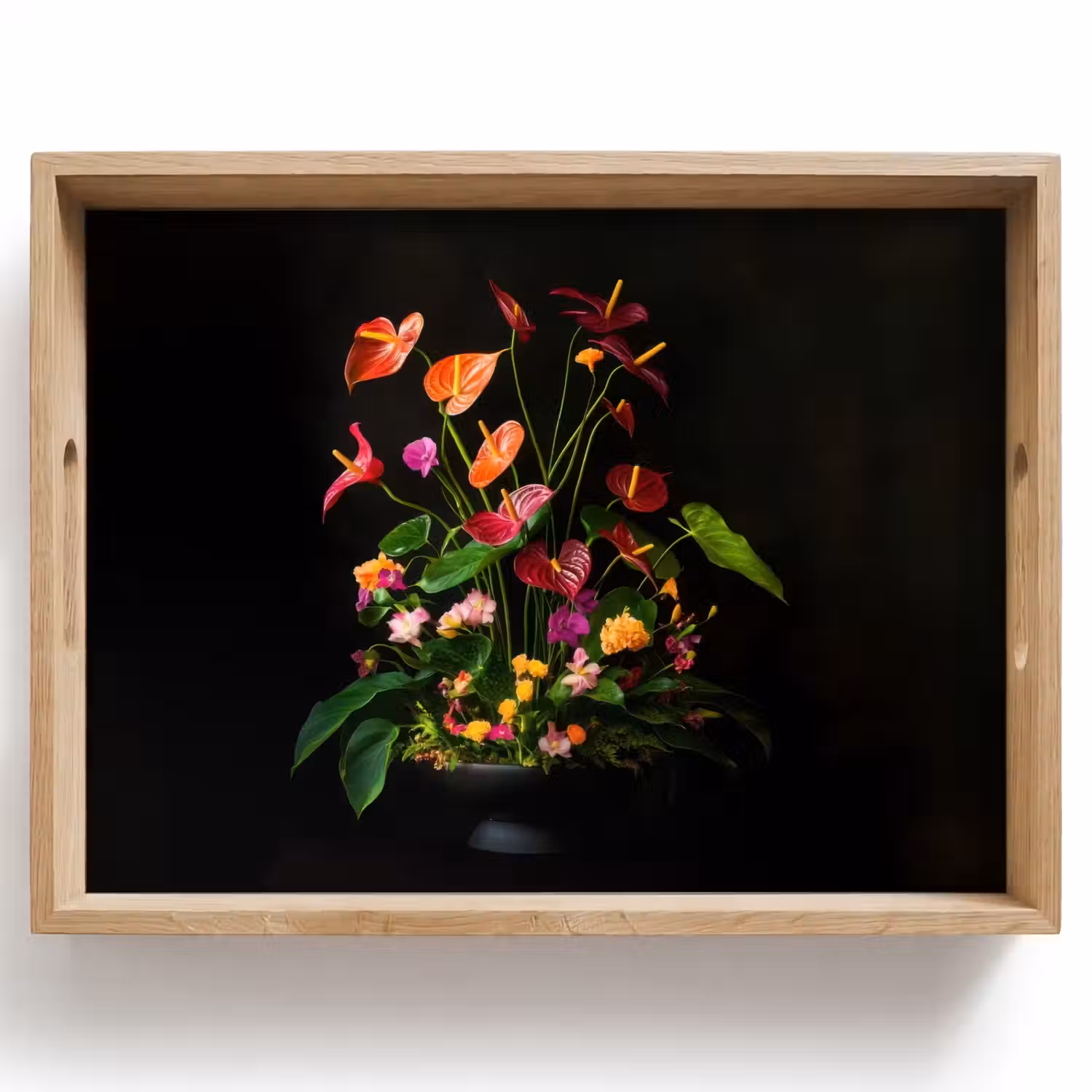 Bloemen - Vaas - Kleurrijk Dienblad Rechthoek middel -z3d_shopping