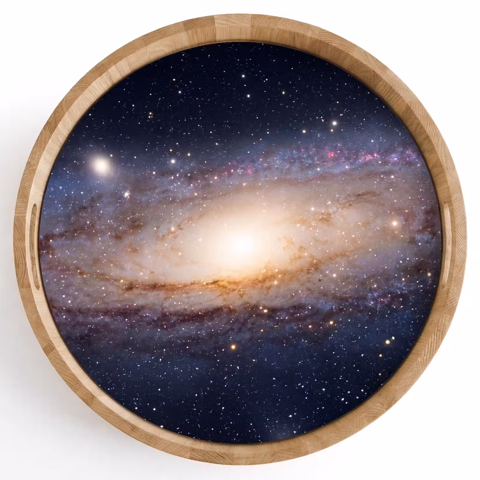 Tray - Galaxy - Space - Cosmos - Sterrenstelsel - Ruimte - Kosmos Dienblad Rond middel