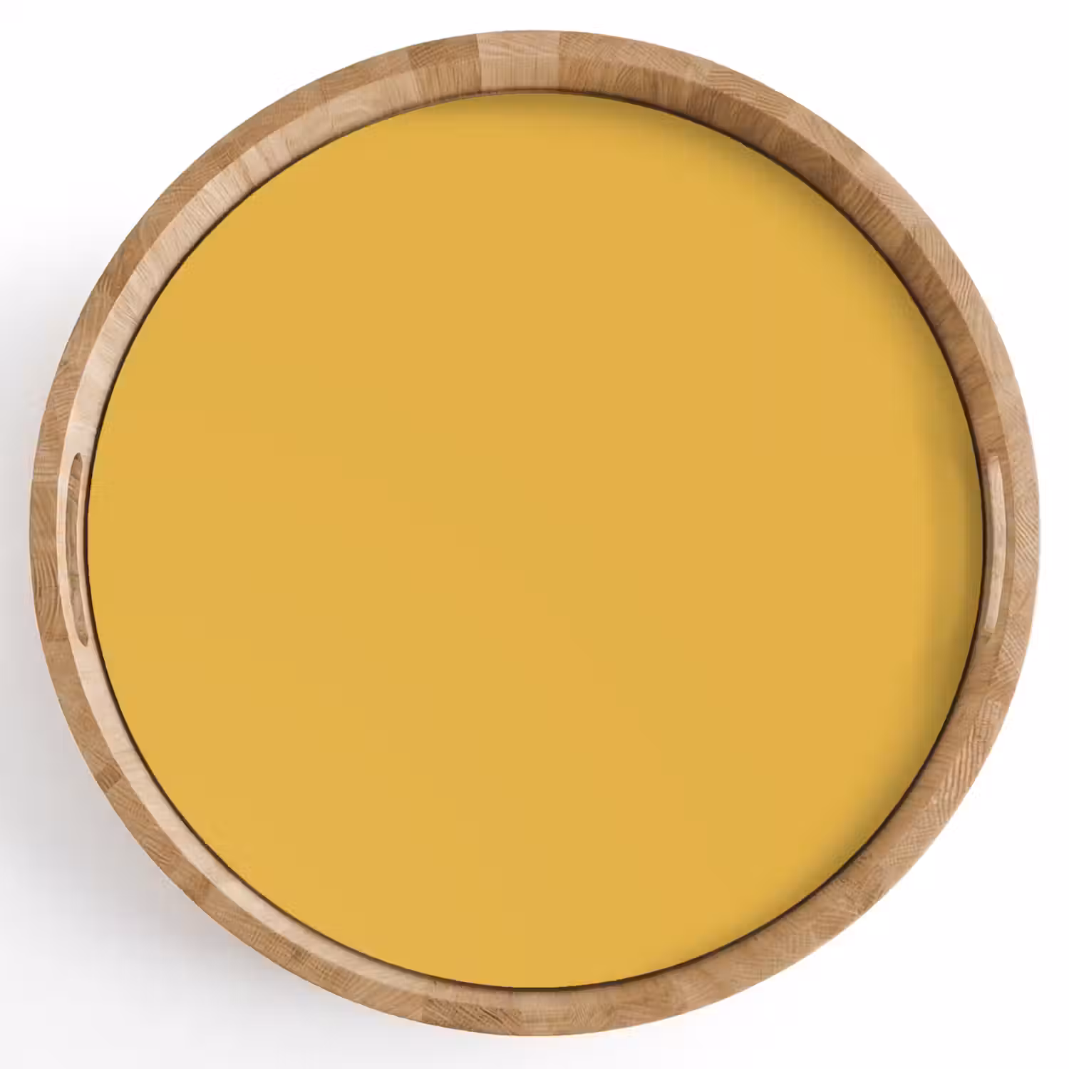 Joyful - Mustard - Geel Dienblad Rond middel 914 -z3d_shopping