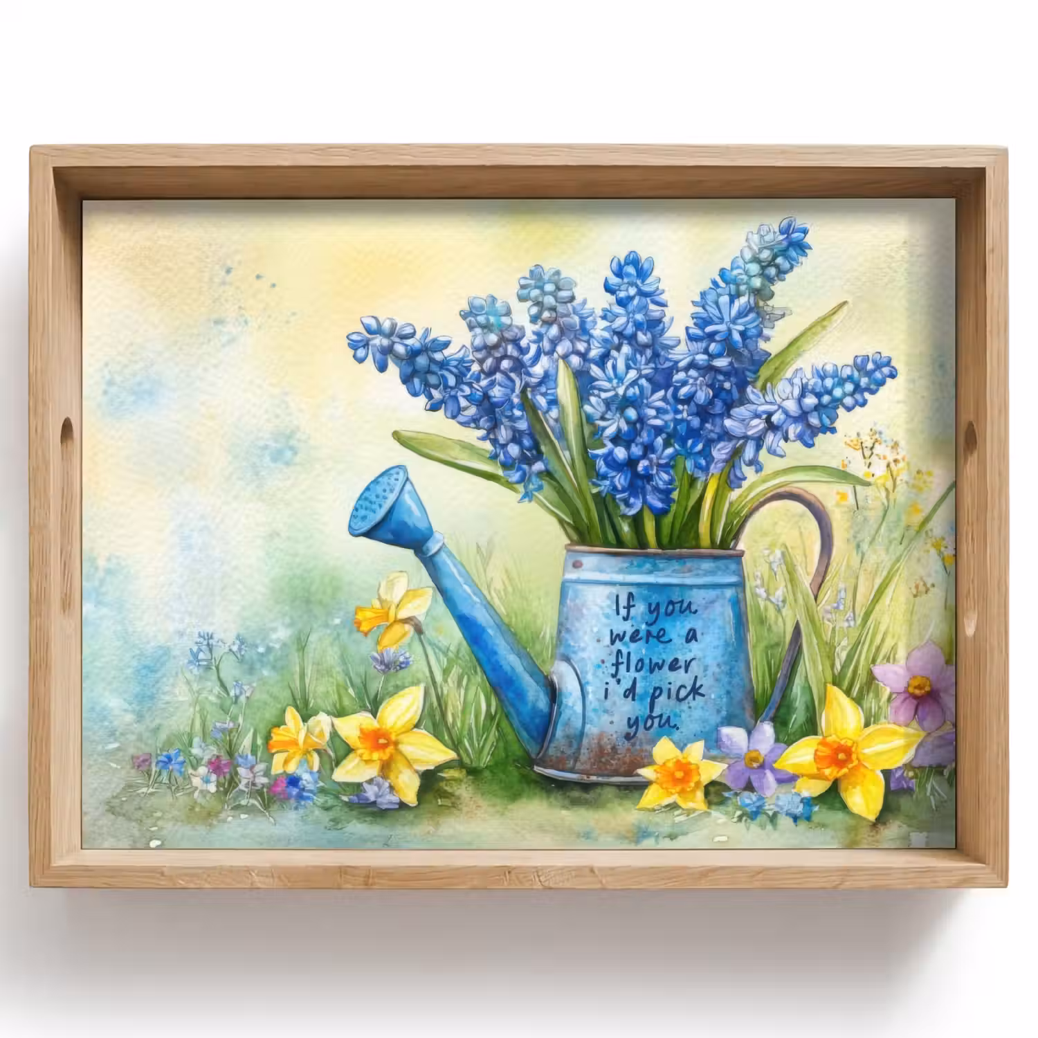 Lavendelbloemen - Quote - Gieter Dienblad Rechthoek middel -z3d_shopping