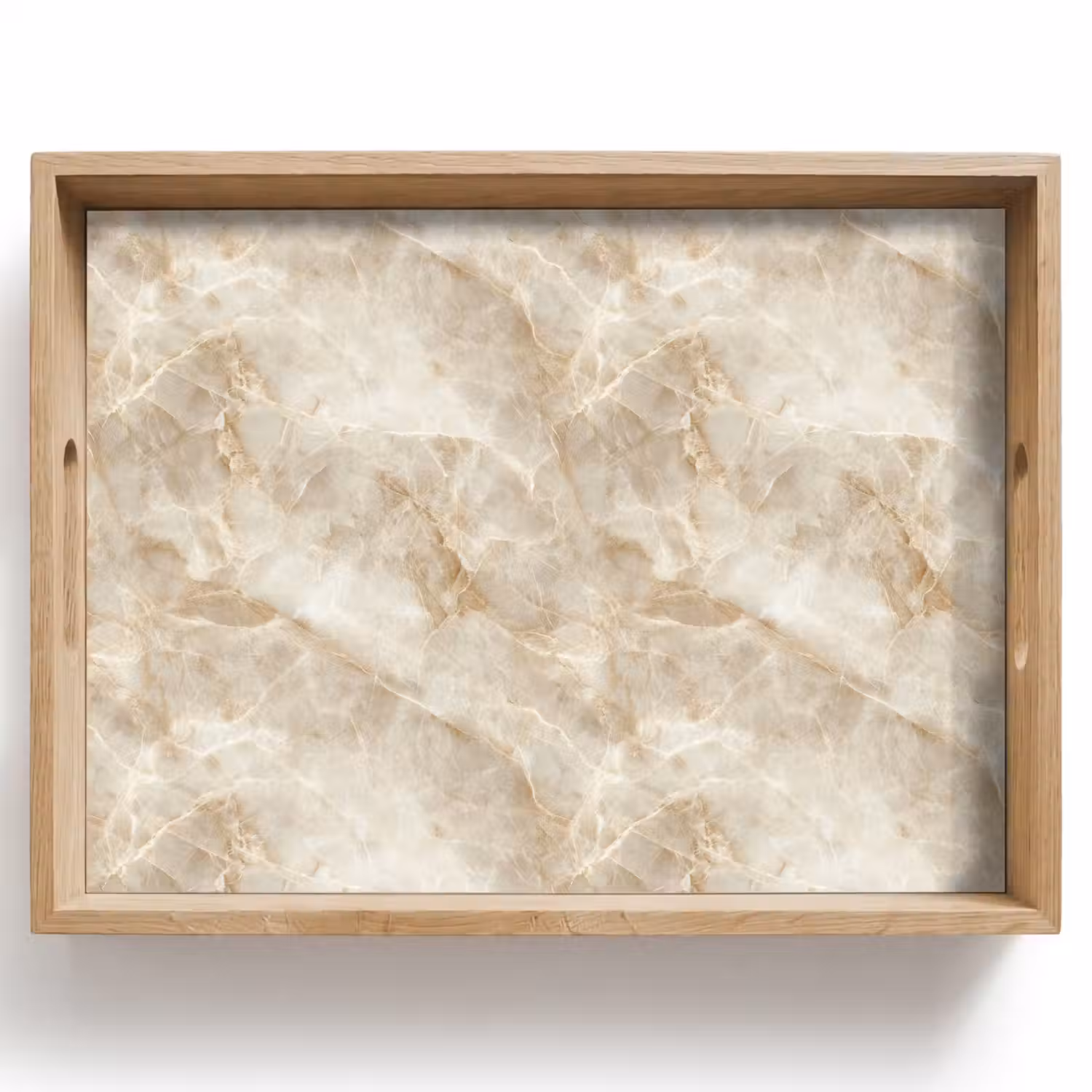 Lichtbeige - Onyx - Subtiel Dienblad Rechthoek middel 911 -z3d_shopping