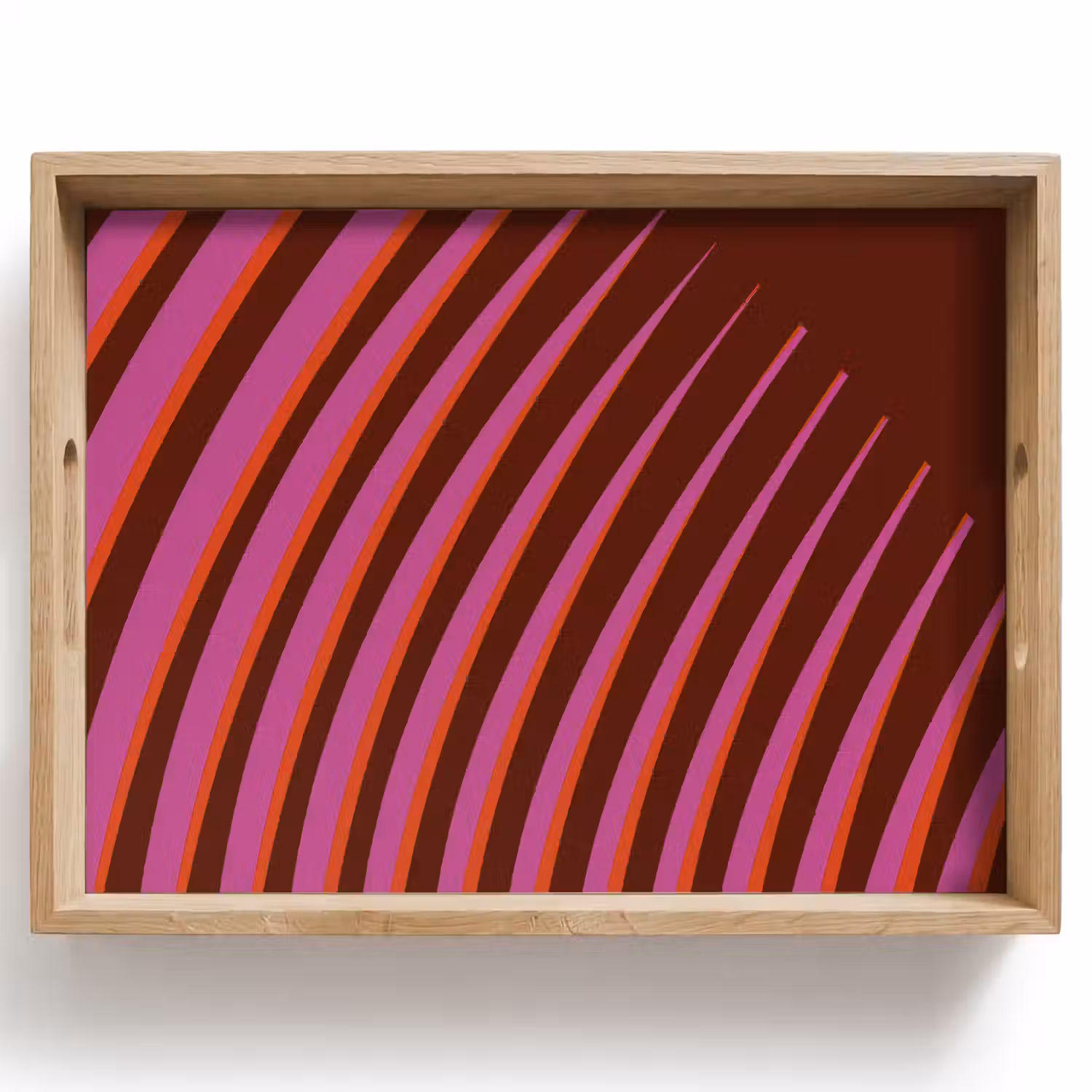 Lijnen - Rood - Beweging Dienblad Rechthoek middel -z3d_shopping