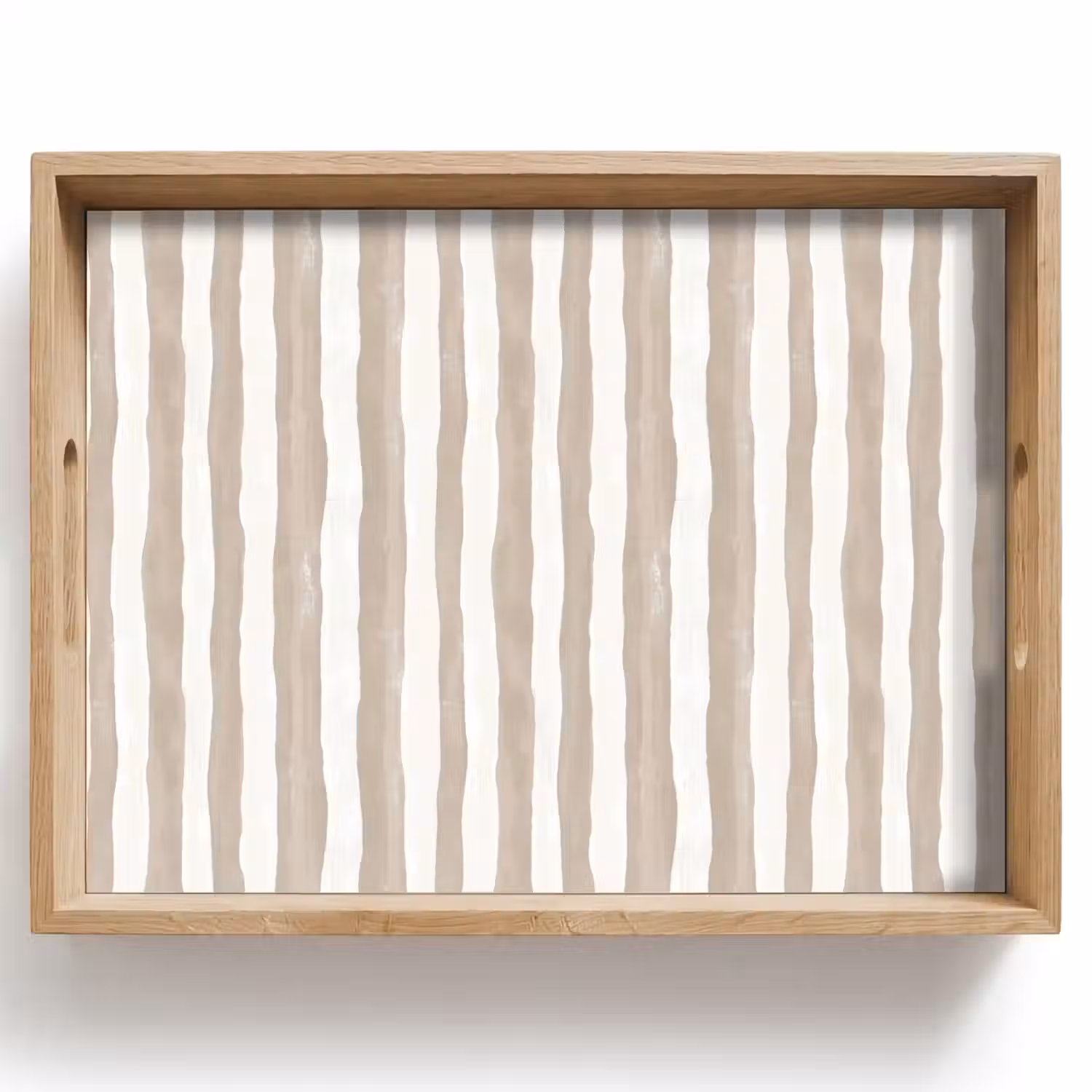 Minimalistisch - Strepen - Beige Dienblad Rechthoek middel 911 -z3d_shopping
