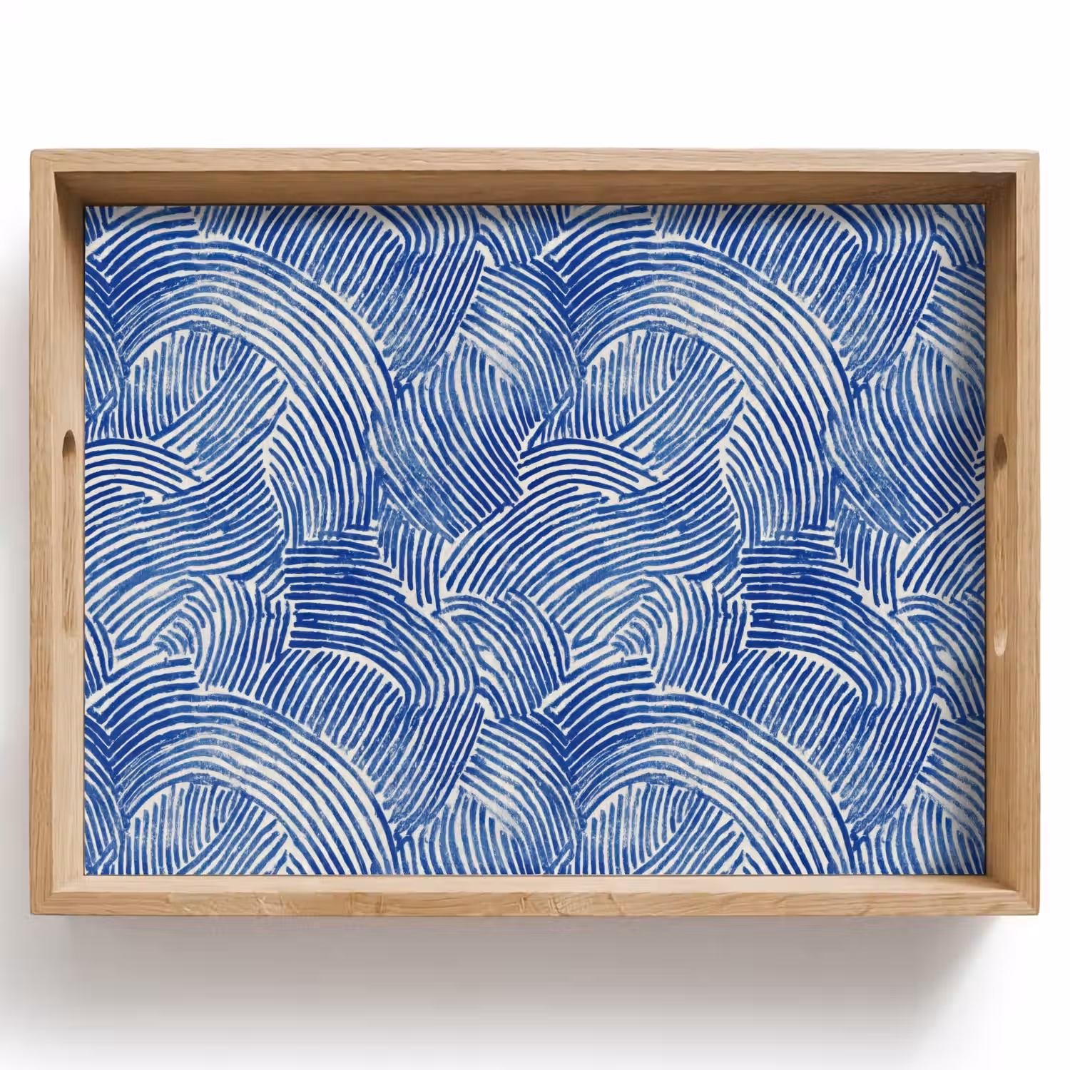 Modern - Abstract - Blauw Dienblad Rechthoek middel 911 -z3d_shopping