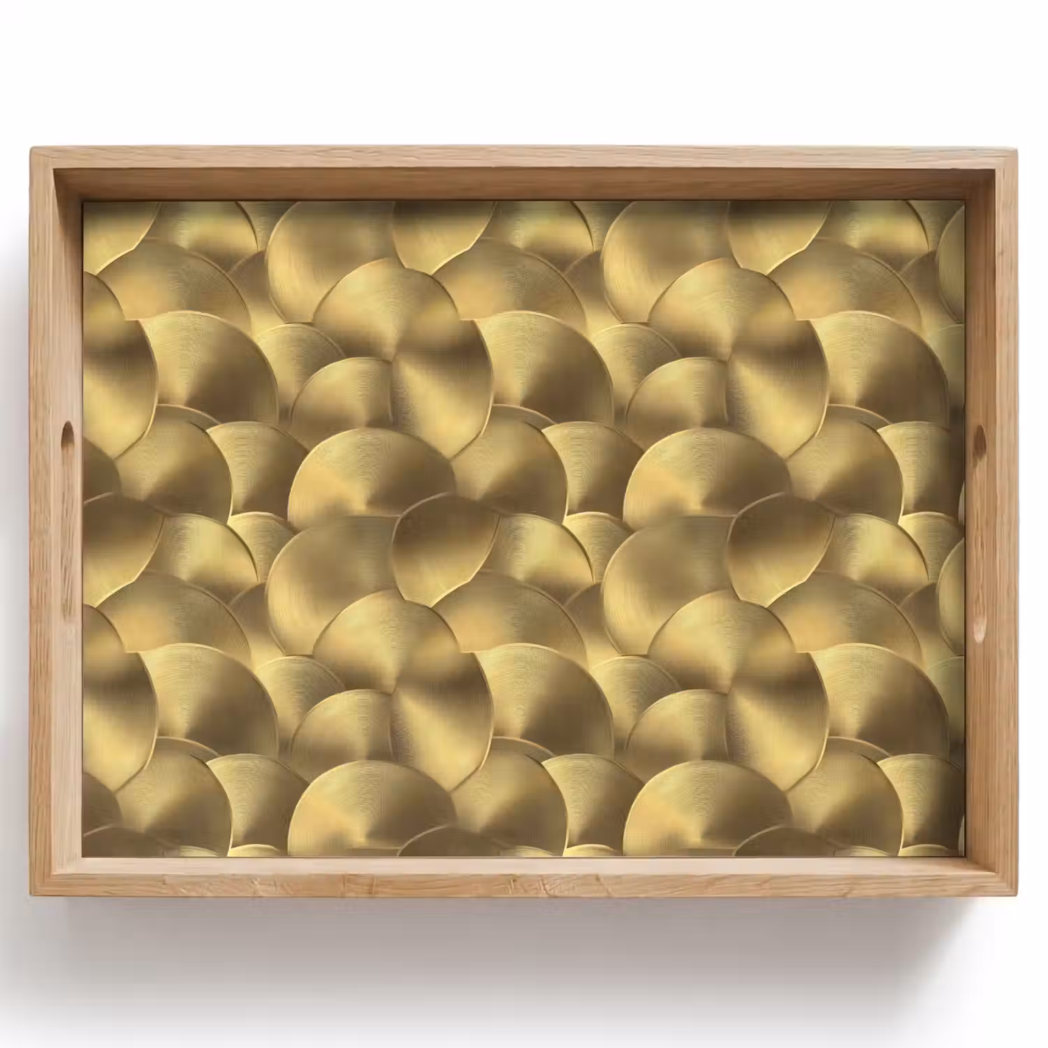 Modern - Cirkel - Goud Dienblad Rechthoek middel 911 -z3d_shopping