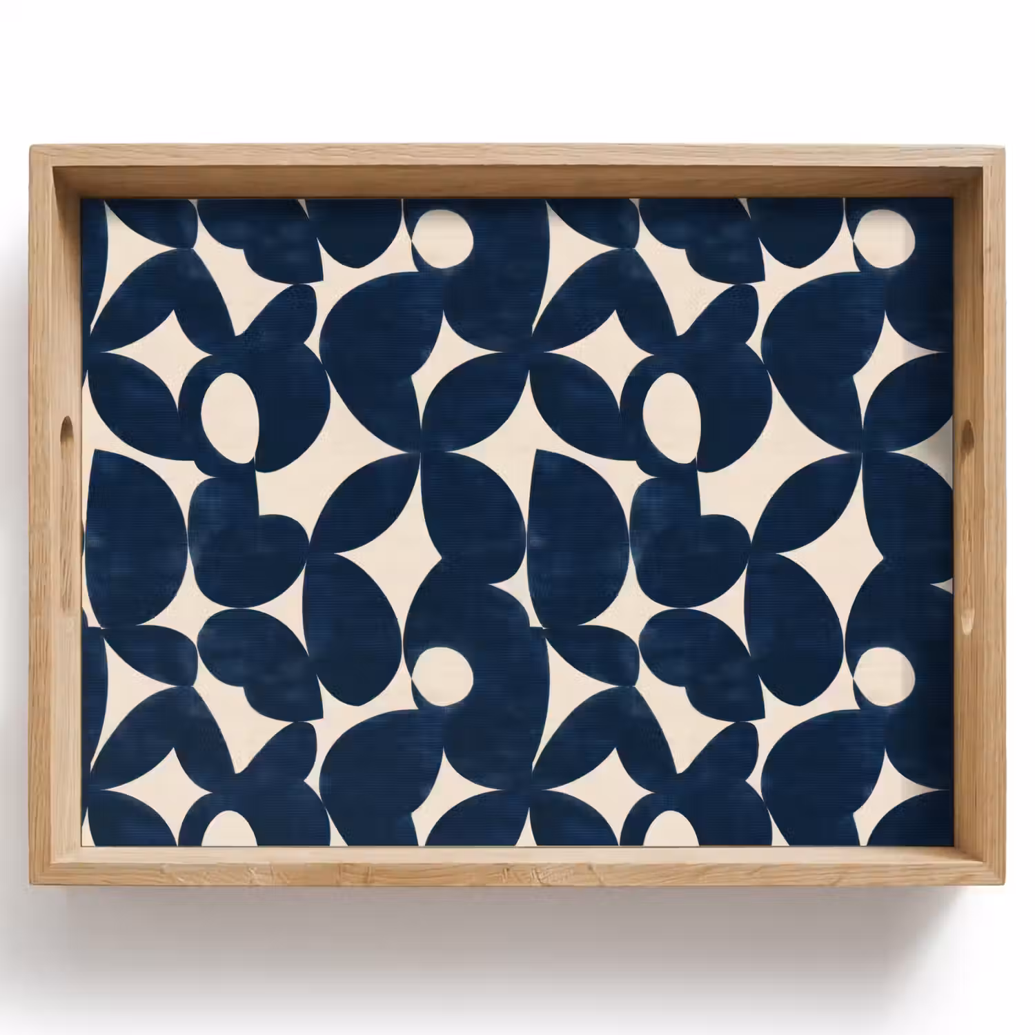 Modern - Geometrisch - Blauw Dienblad Rechthoek middel 911 -z3d_shopping