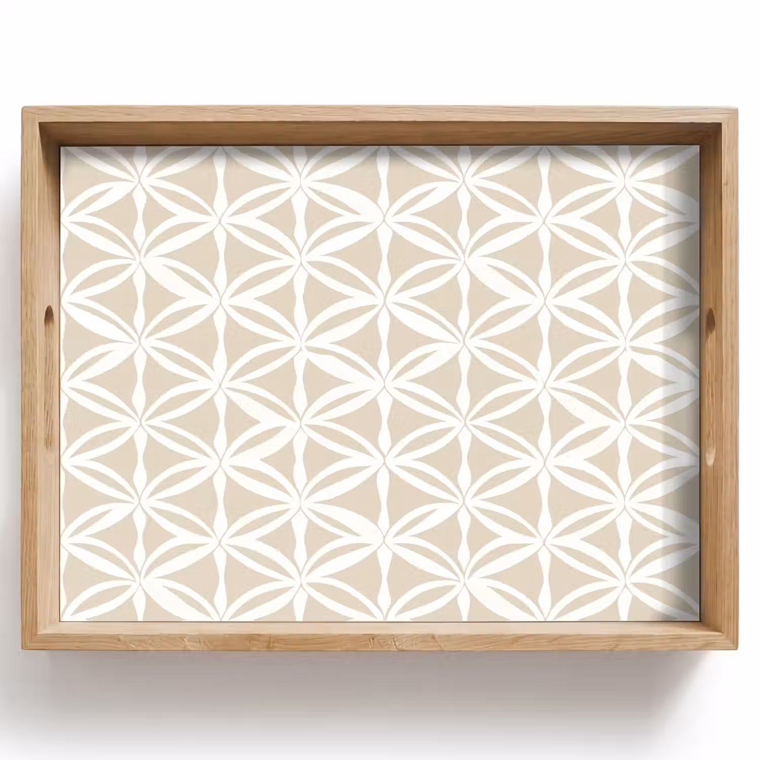 Motief - Modern - Beige Dienblad Rechthoek middel 911 -z3d_shopping