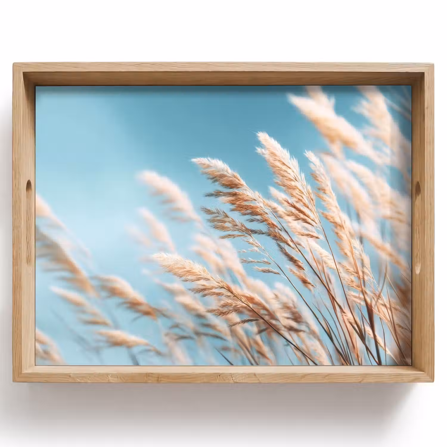 Siergras - Wind - Lichtbruin Dienblad Rechthoek middel -z3d_shopping