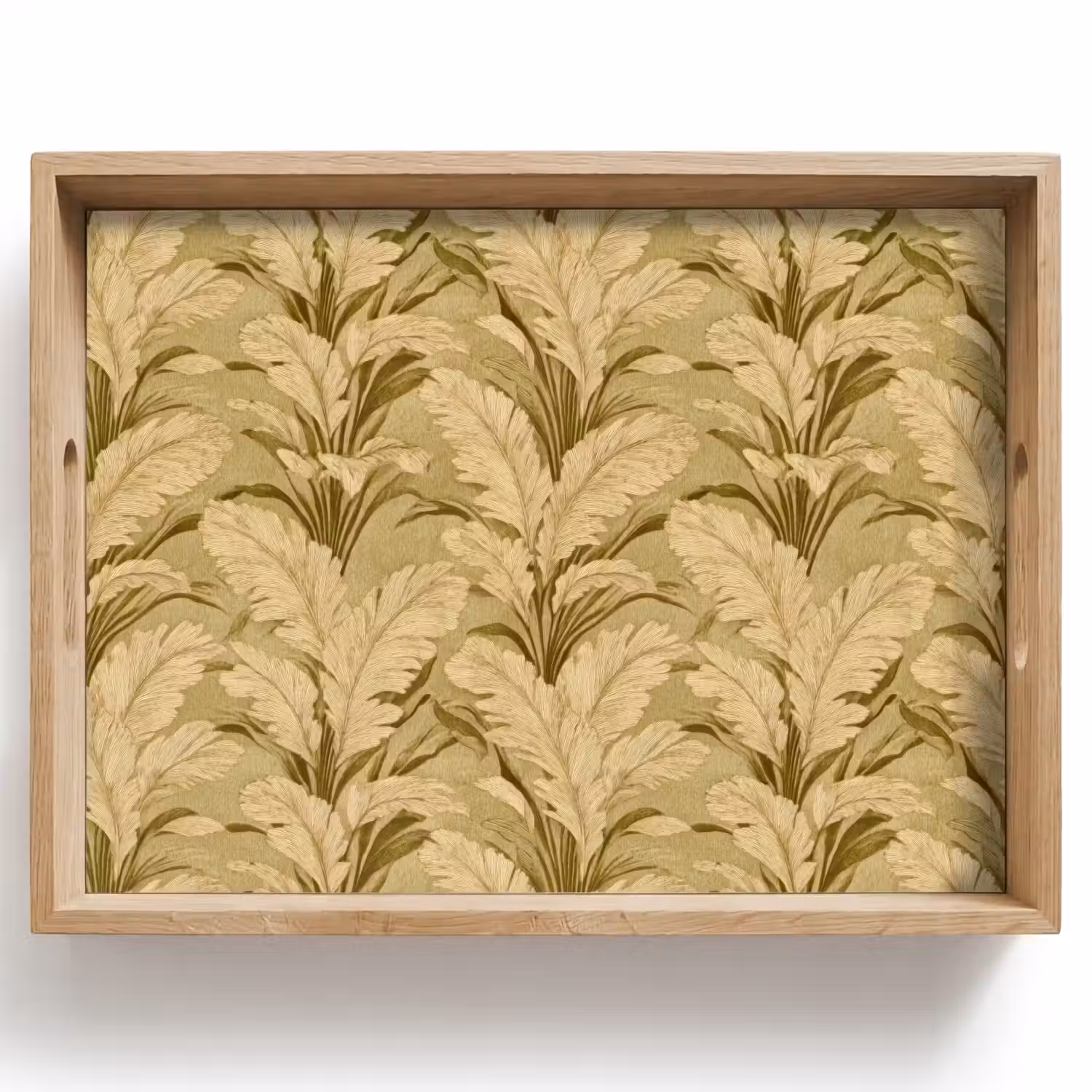 Palmbladeren - Klassiek - Groen Dienblad Rechthoek middel 911 -z3d_shopping