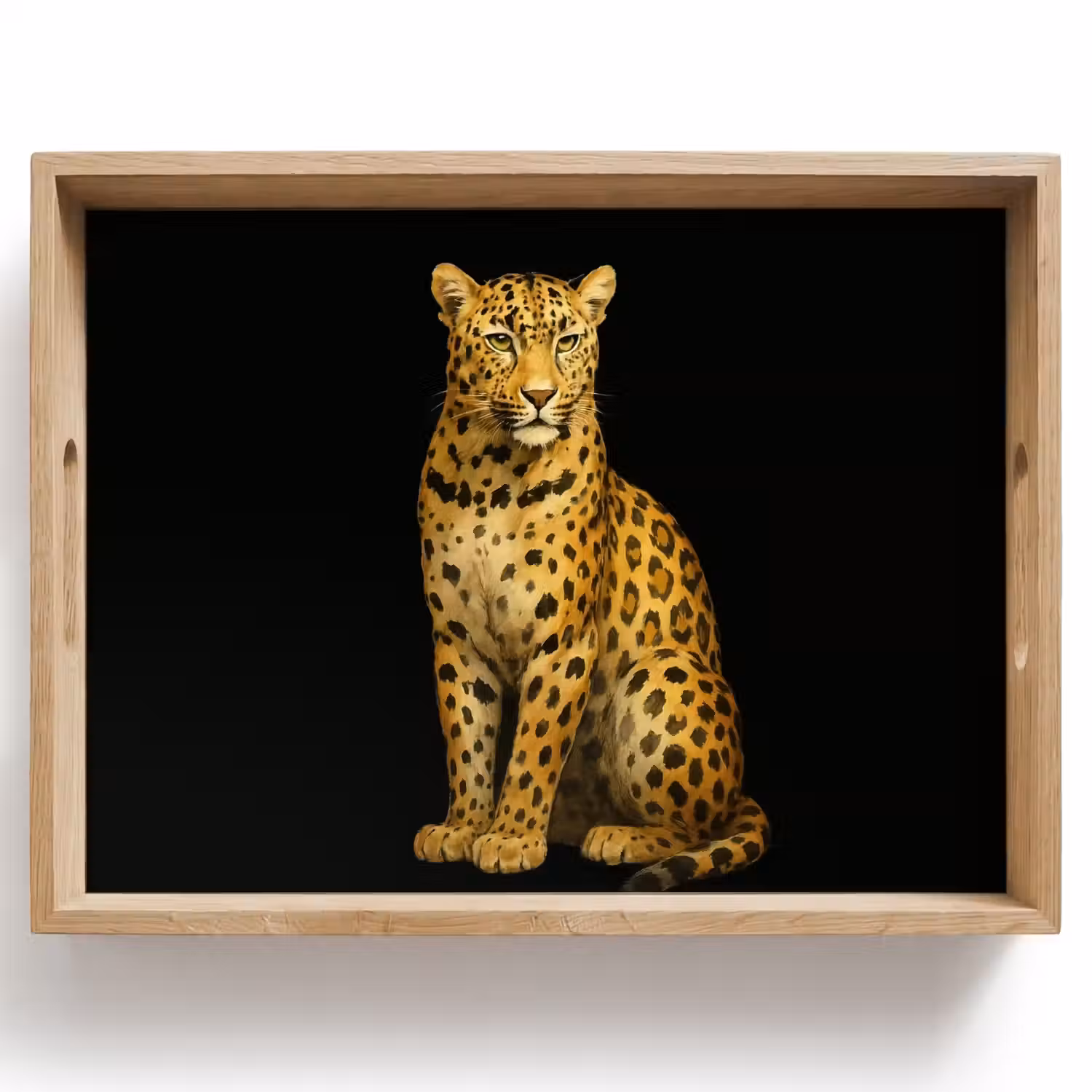 Panter - Realistisch - Bruin Dienblad Rechthoek middel -z3d_shopping