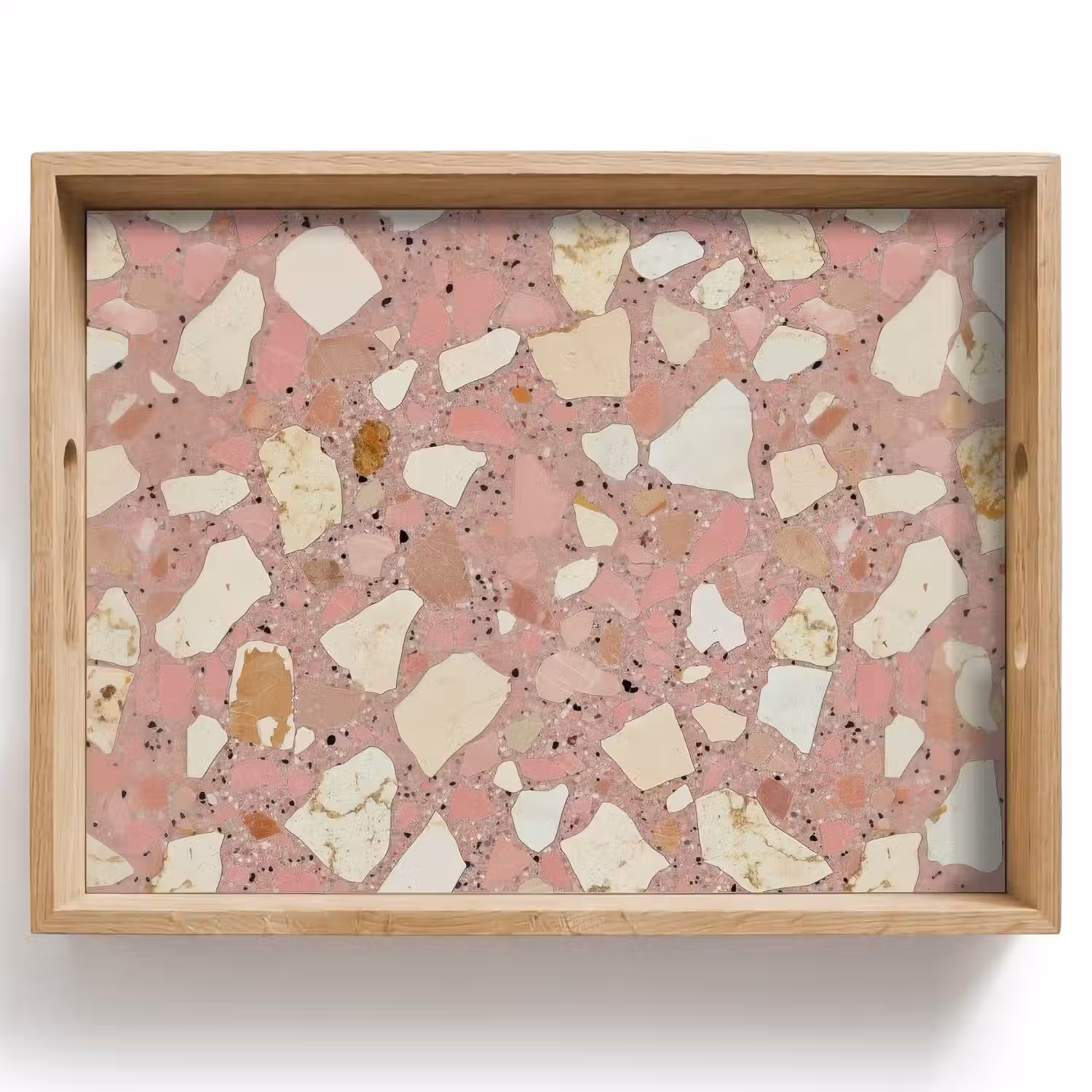 Roze - Decoratie - Stenen - Terrazzo Dienblad Rechthoek middel -z3d_shopping
