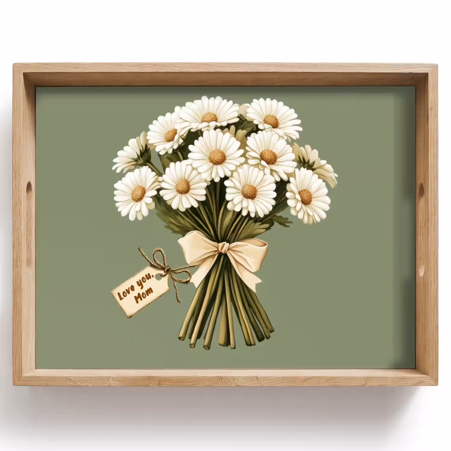 Lint - Boeket - Groen - Quote Dienblad Rechthoek middel -z3d_shopping