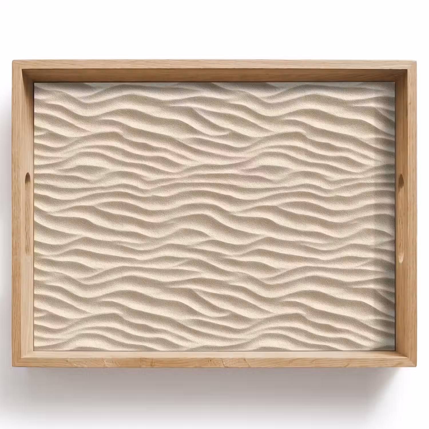 Zand - Golven - Beige Dienblad Rechthoek middel 911 -z3d_shopping