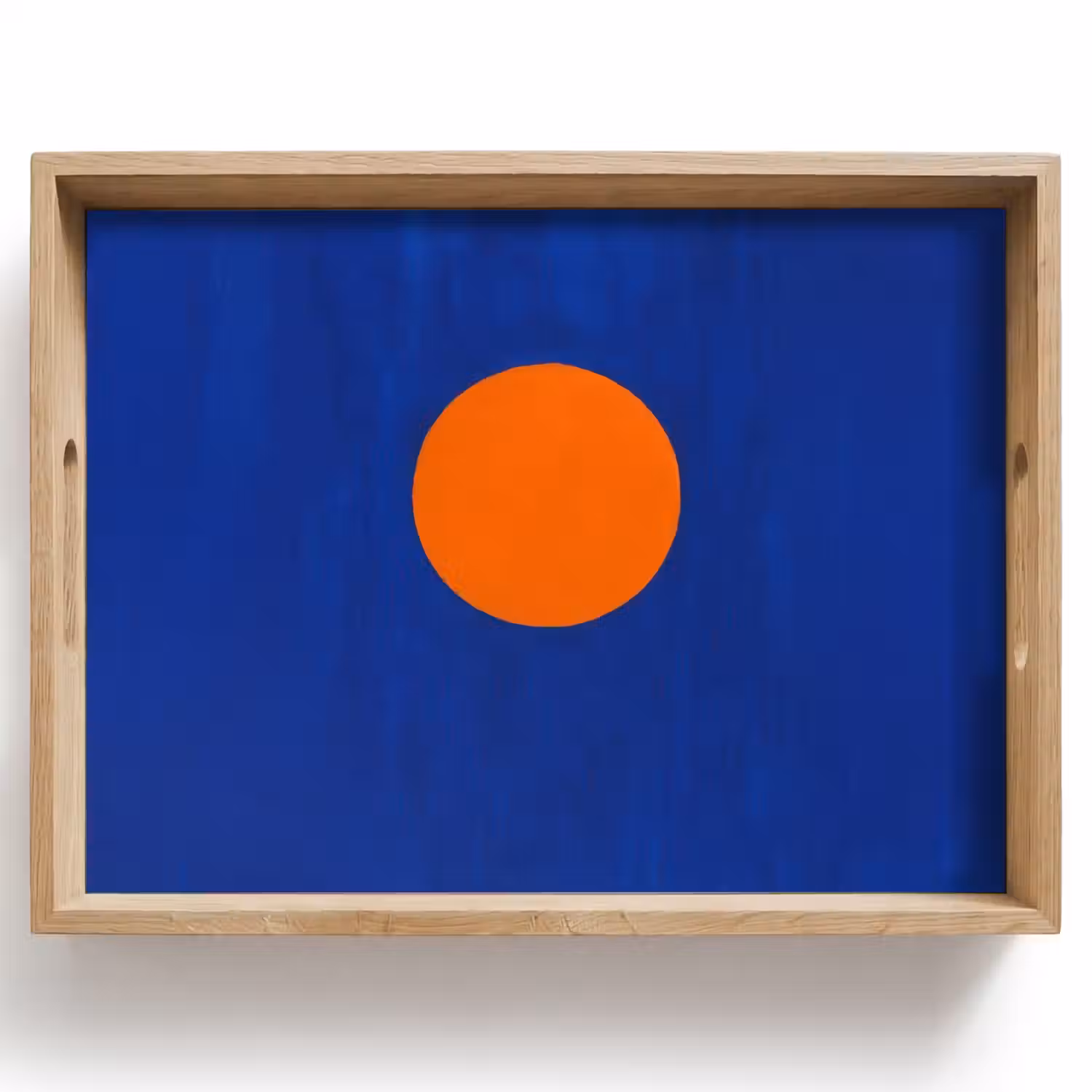 Vorm - Rond - Minimalistisch - Blauw Dienblad Rechthoek middel -z3d_shopping