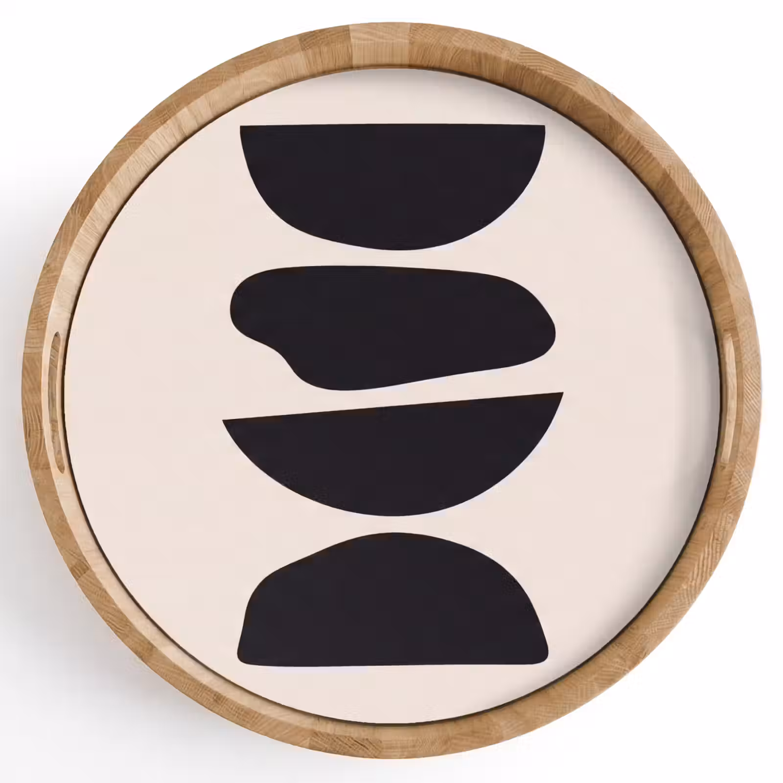 Tray - Shapes - Abstract - Modern - Vormen - Abstract - Modern Dienblad Rond middel