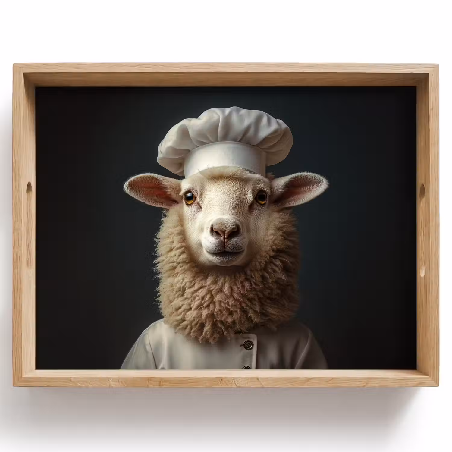 Schaap - Wol - Kok Dienblad Rechthoek middel -z3d_shopping