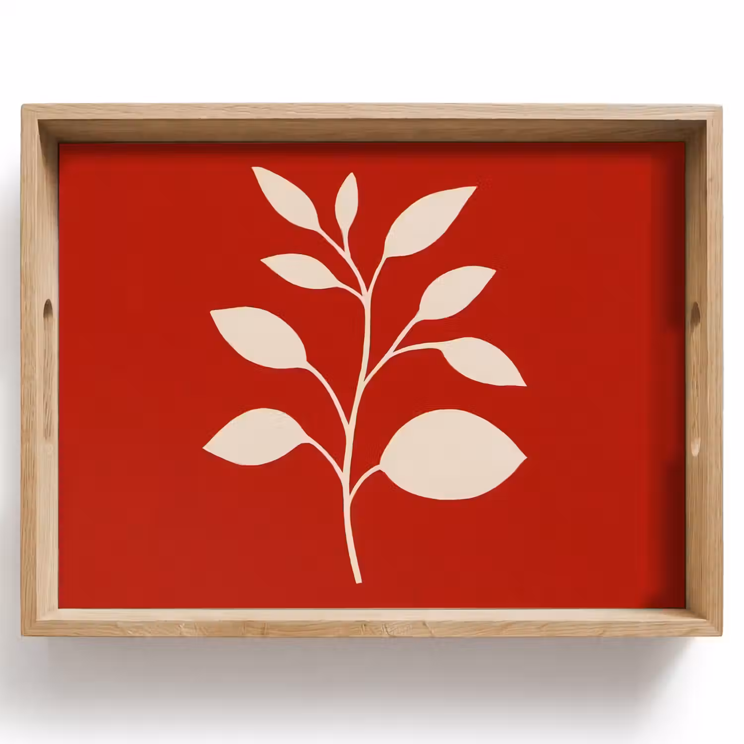 Silhouet - Bladeren - Tak Dienblad Rechthoek middel -z3d_shopping