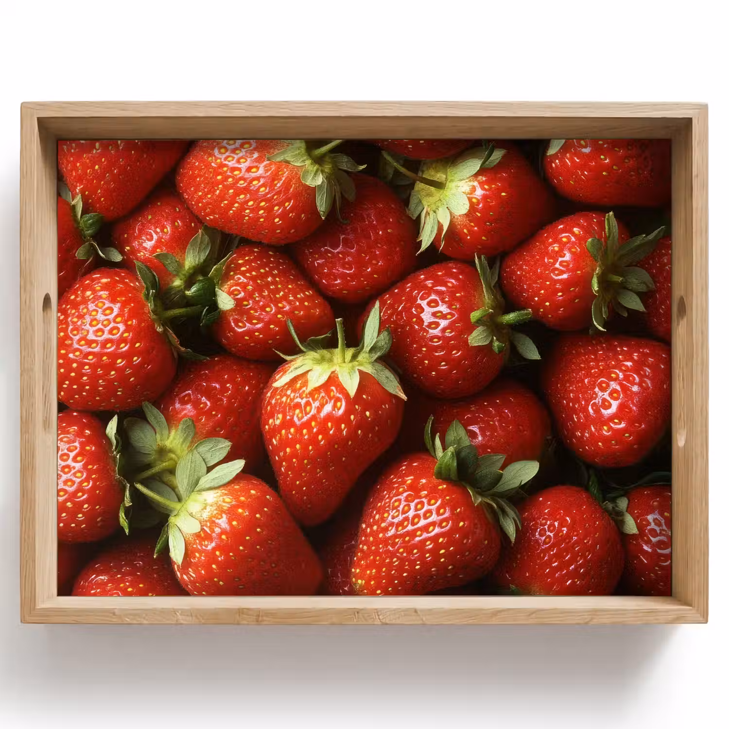 Aardbei - Fruit - Rood Dienblad Rechthoek middel -z3d_shopping