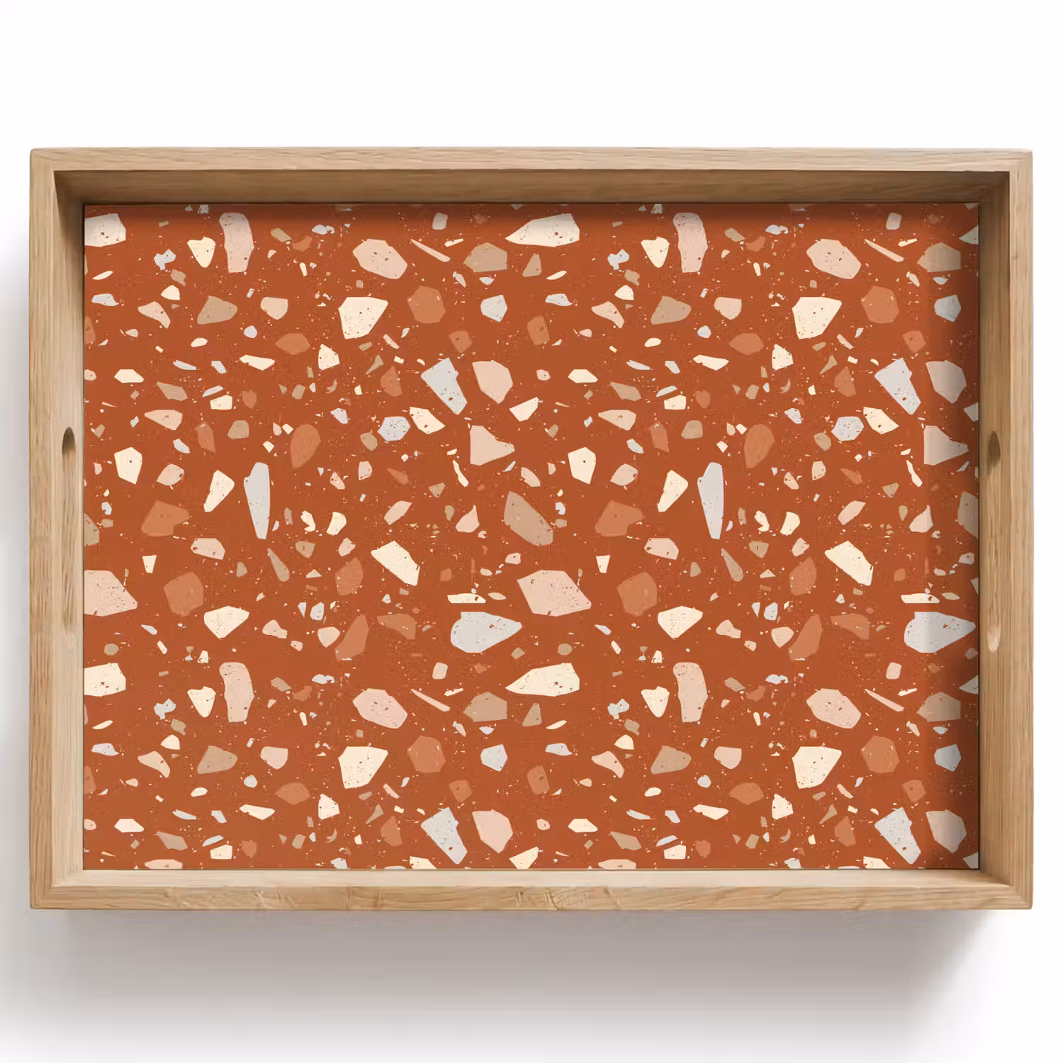 Terrazzo - Patroon - Klei Dienblad Rechthoek middel 911 -z3d_shopping