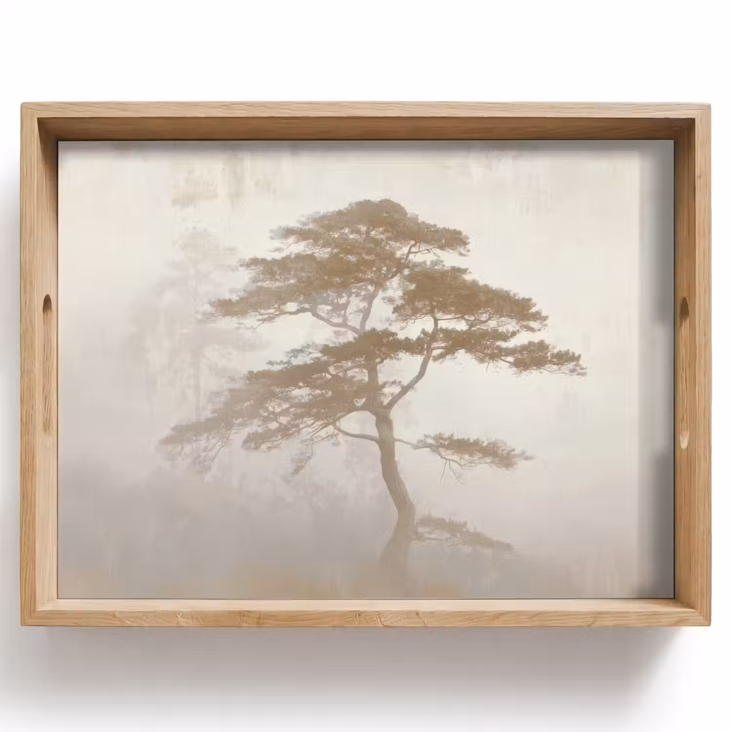Boom - Oosterse stijl - Landschap Dienblad Rechthoek middel -z3d_shopping