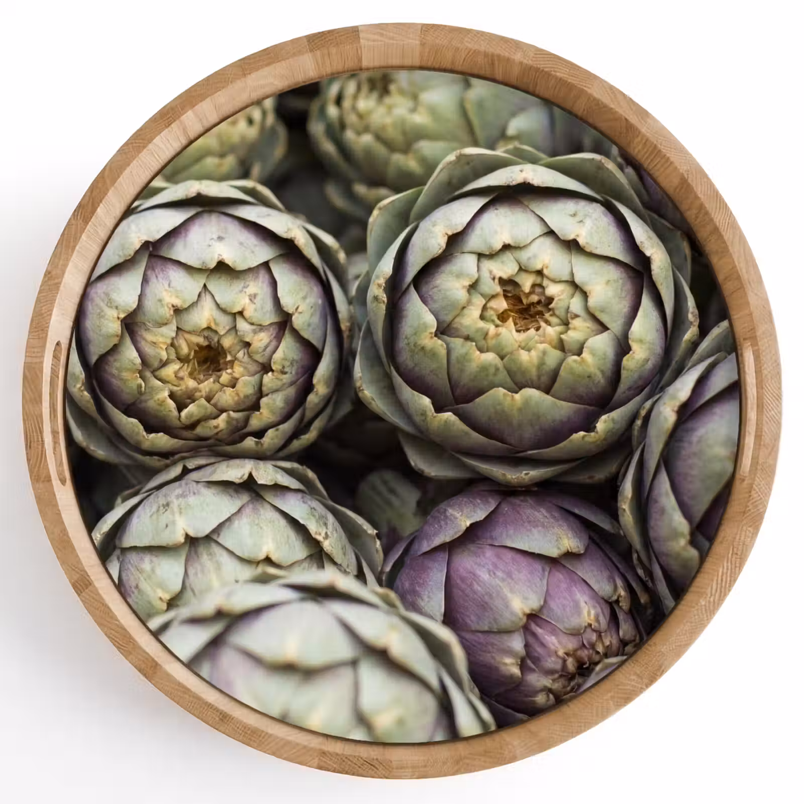 Tray - Vegetables - Fresh - Food - Groenten - Vers - Eten Dienblad Rond middel