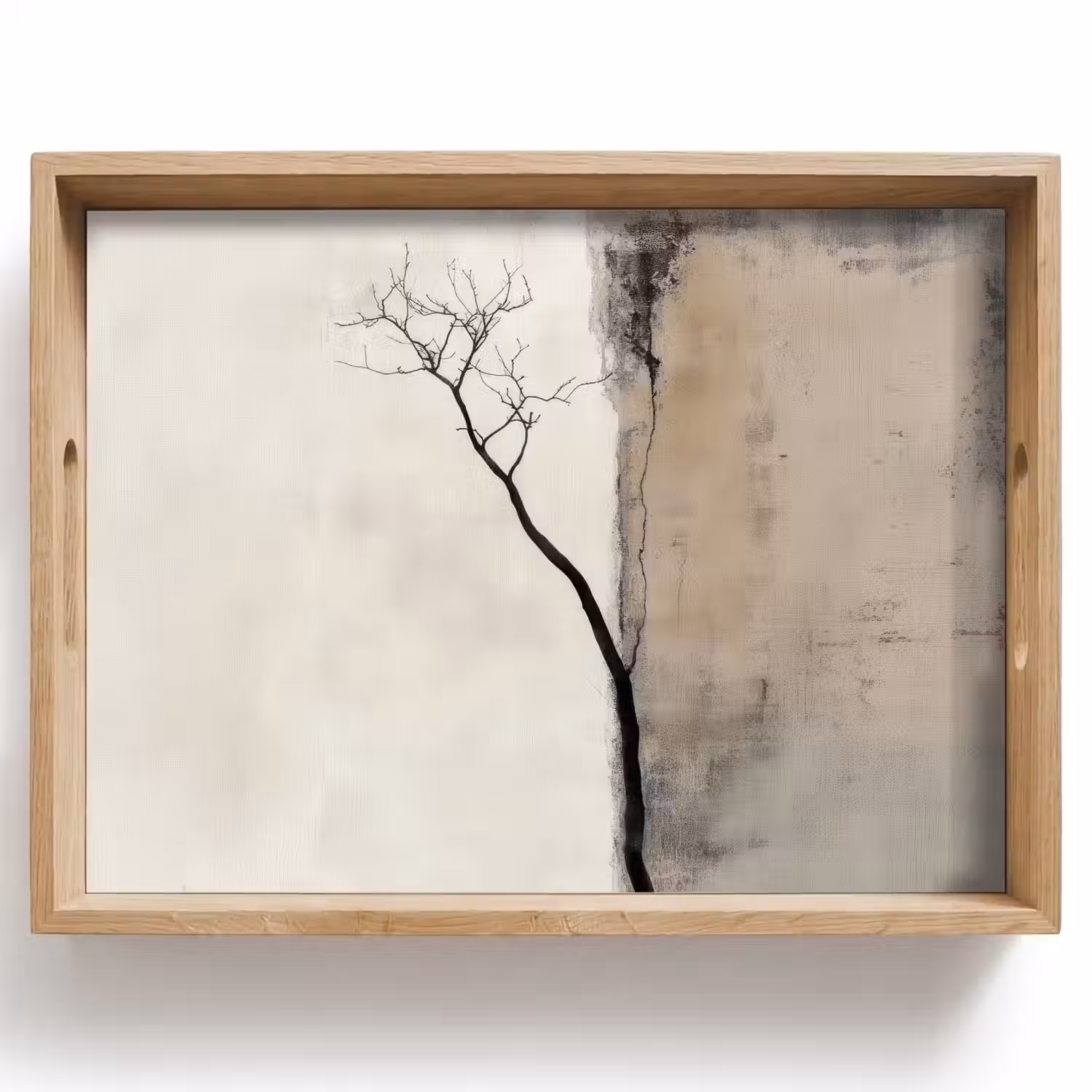 Wabi sabi - Plant - Beige Dienblad Rechthoek middel -z3d_shopping