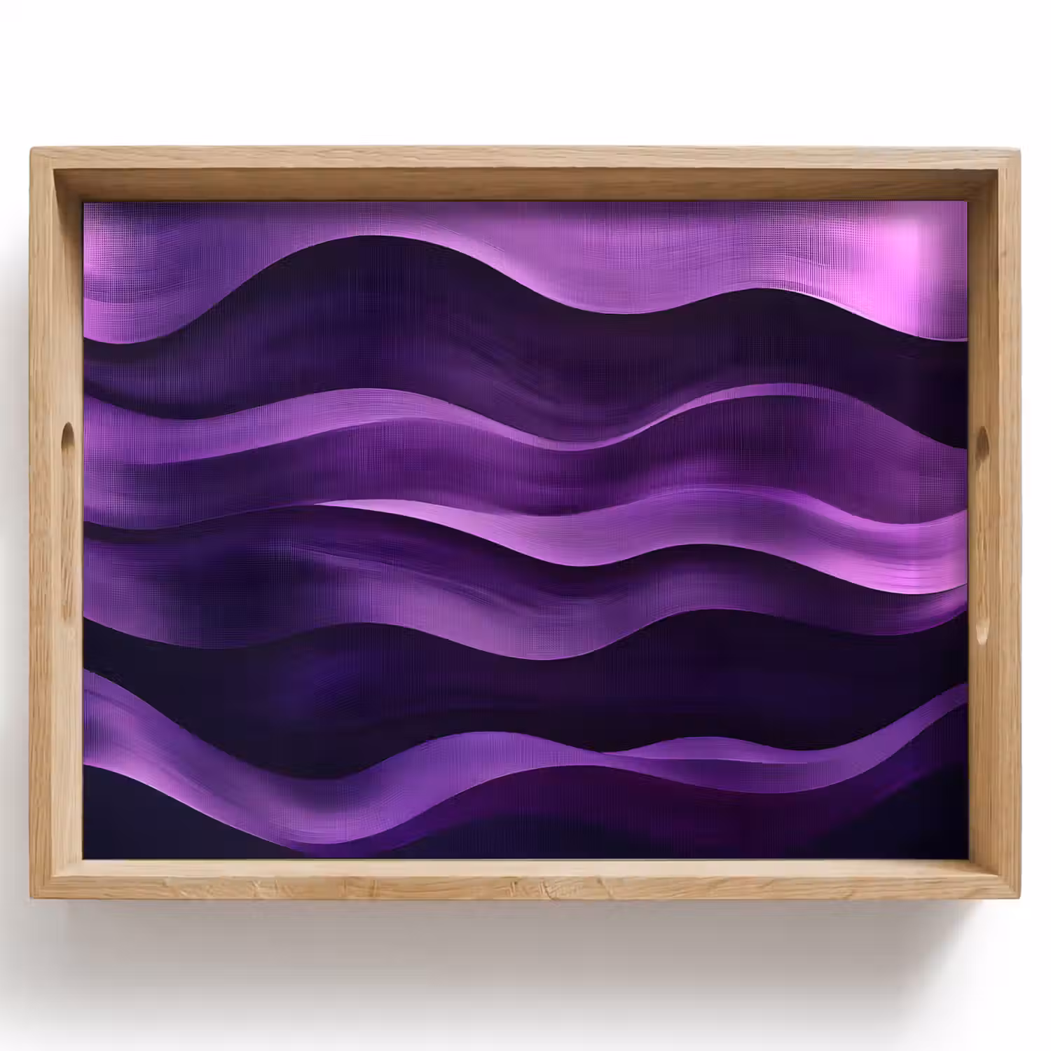 Golven - Abstract - Paars Dienblad Rechthoek middel -z3d_shopping