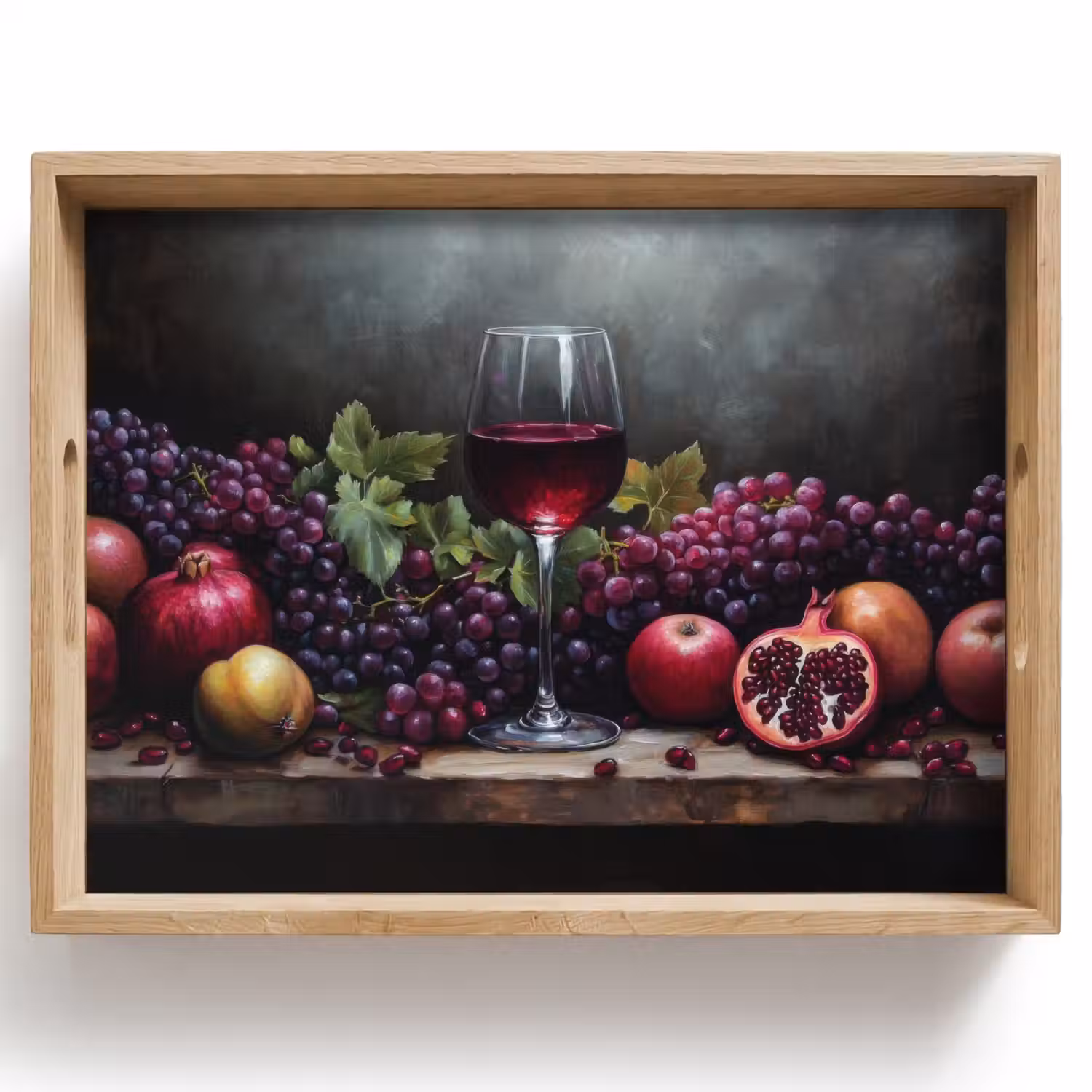 Wijn - Fruit - Stilleven Dienblad Rechthoek middel -z3d_shopping