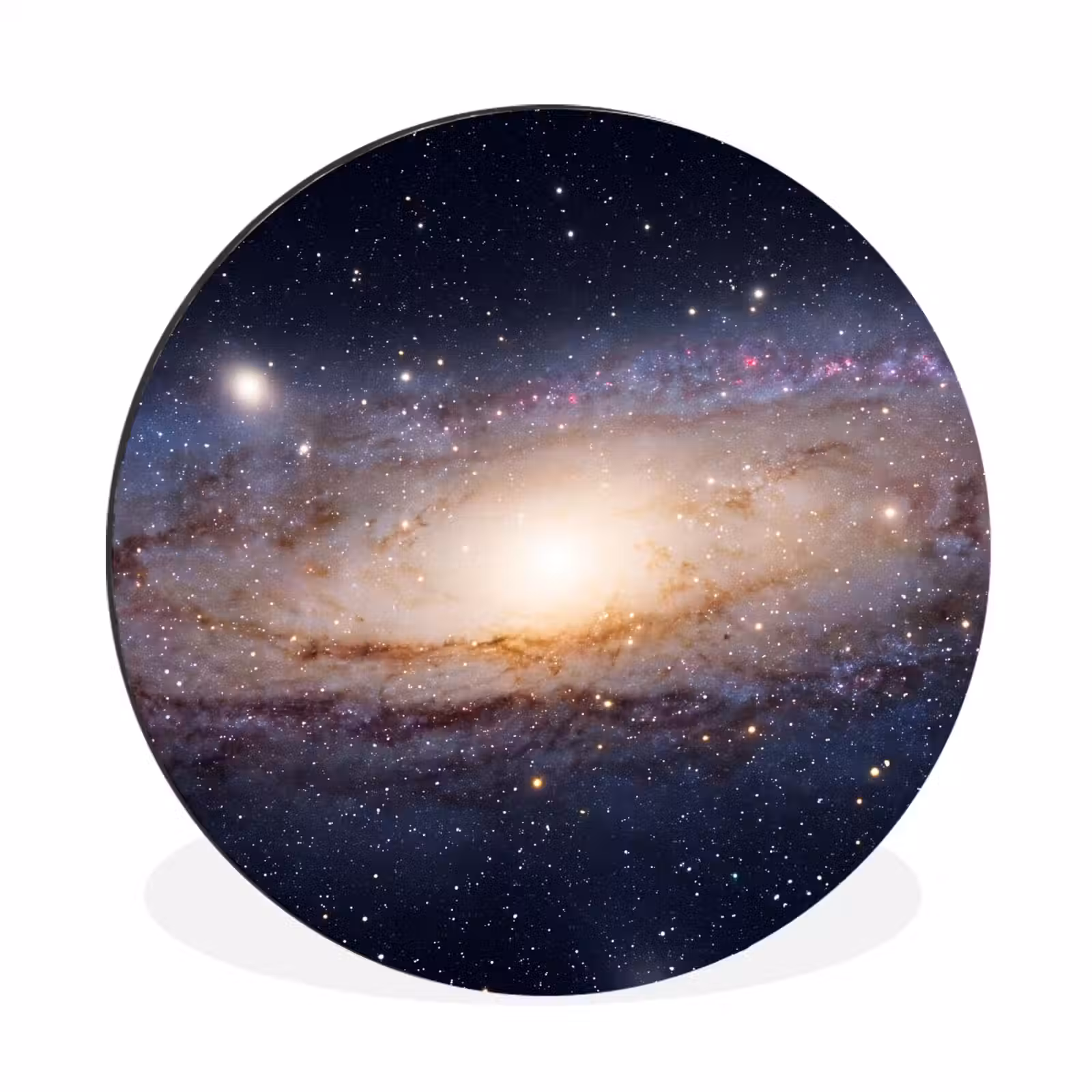 Wall circle - Aluminum - Galaxy - Space - Cosmos - Sterrenstelsel - Ruimte - Kosmos Wandcirkel aluminium klein