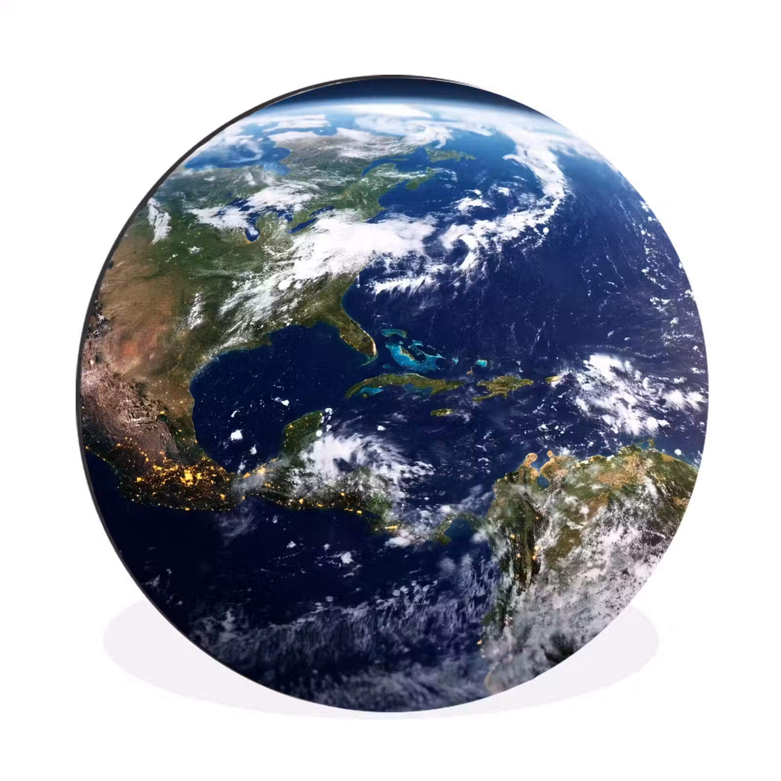Wall circle - Aluminum - Planet - Space - Cosmos - Planeet - Ruimte - Kosmos Wandcirkel aluminium klein