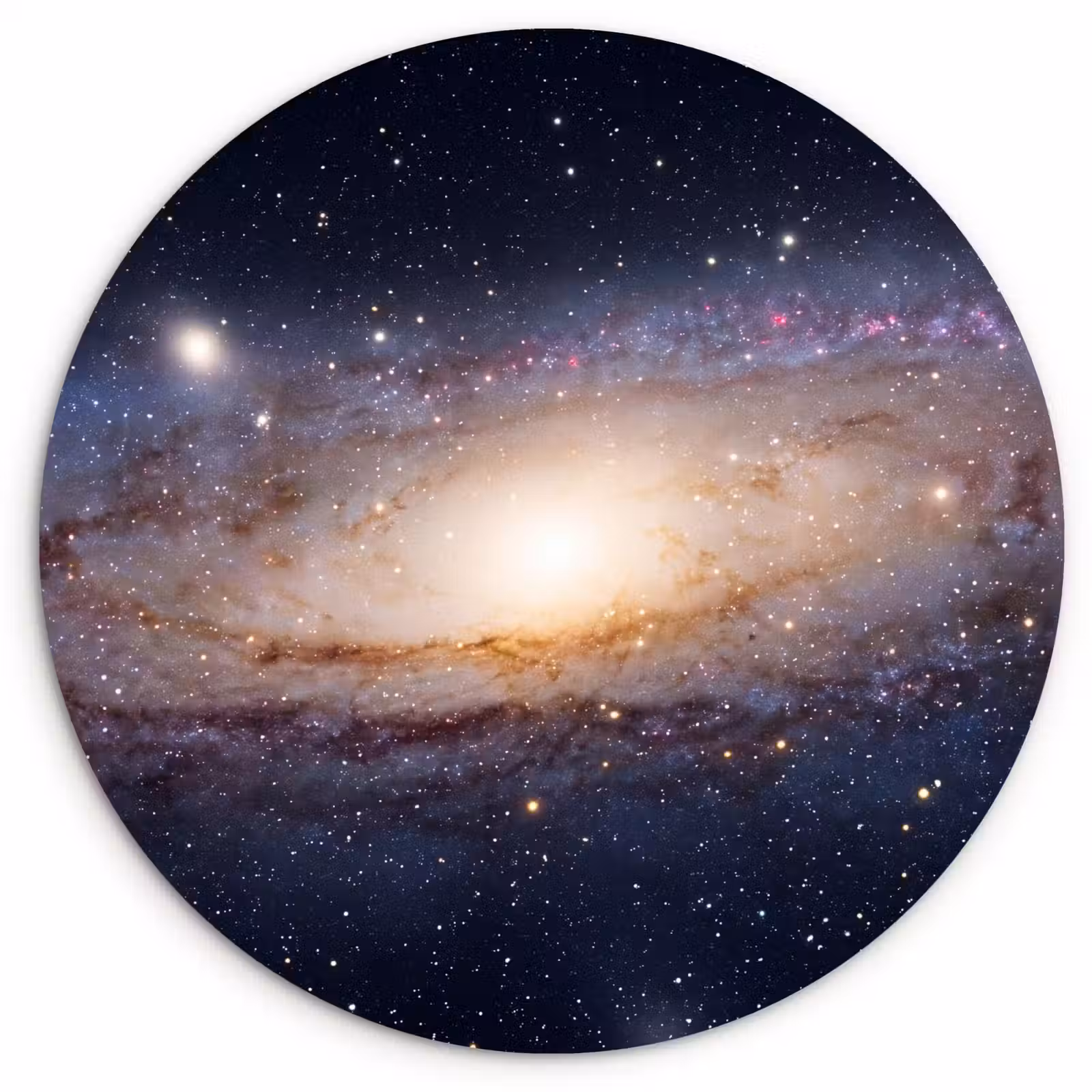 Wall circle - Glass - Galaxy - Space - Cosmos - Sterrenstelsel - Ruimte - Kosmos Wandcirkel plexiglas klein