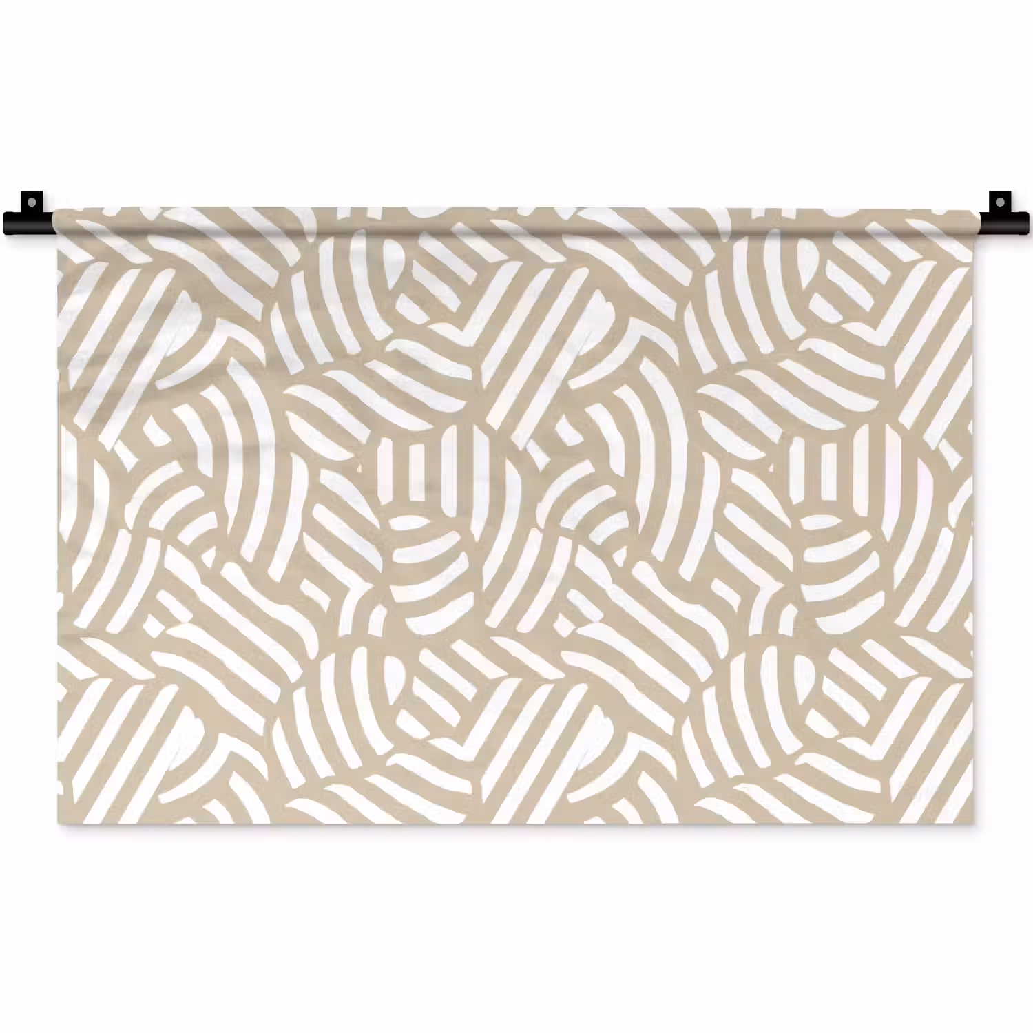 Abstract - Modern - Beige Wandkleed katoen klein 269 -zz3d