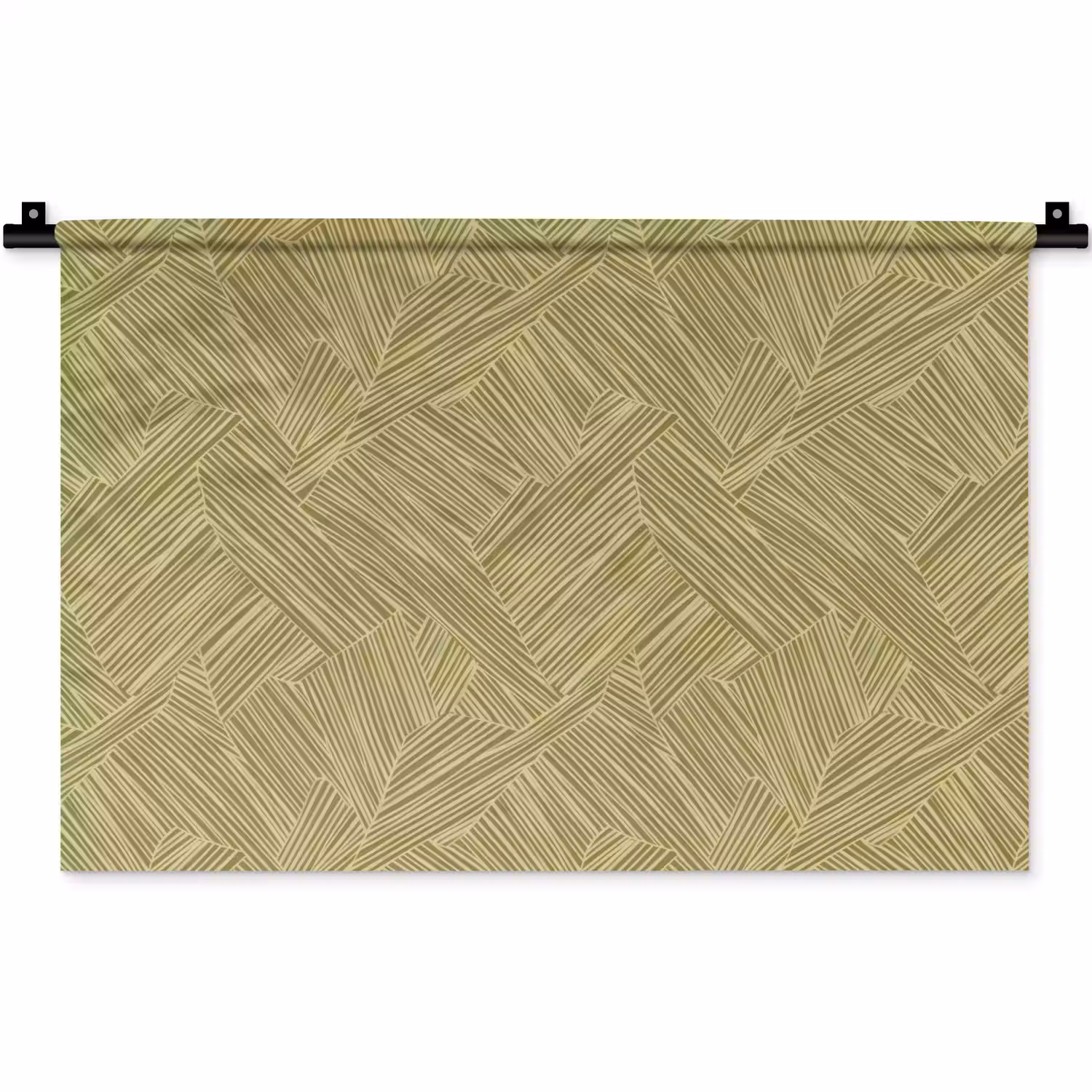 Abstract - Modern - Groen Wandkleed katoen klein 269 -zz3d
