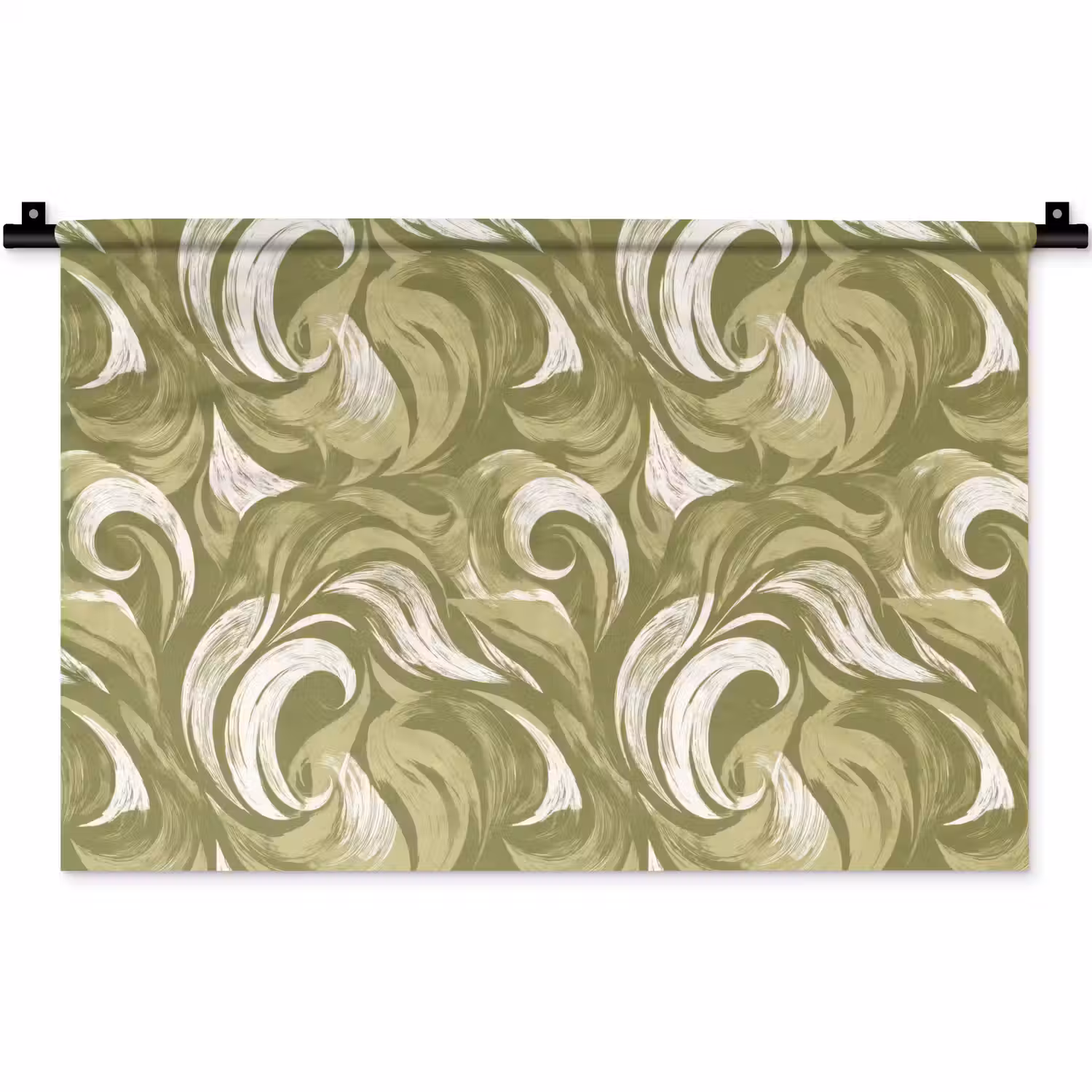 Abstract - Textuur - Groen Wandkleed katoen klein 269 -zz3d
