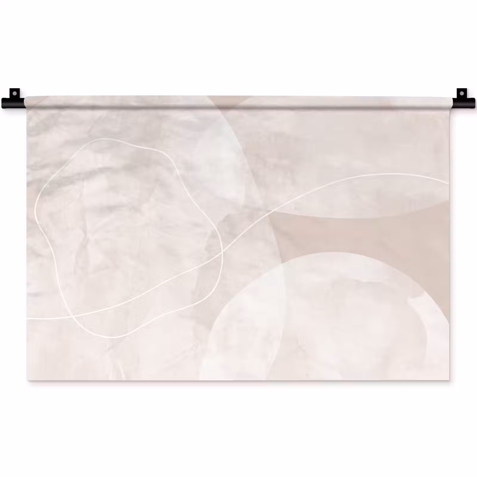Wall Hanging - Art - Lines - Modern - Kunst - Lijnen - Modern Wandkleed katoen klein