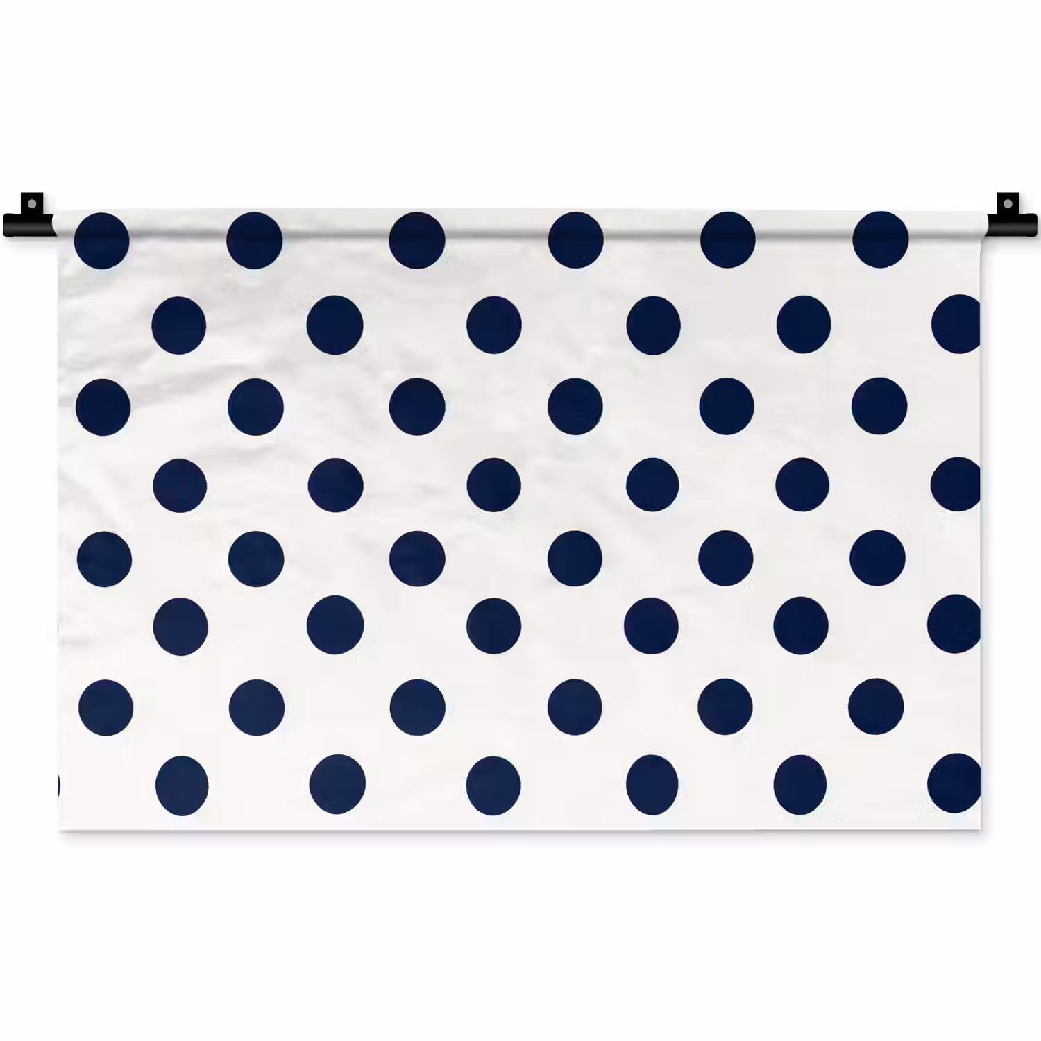 Klassiek - Stippen - Blauw Wandkleed katoen klein 269 -zz3d