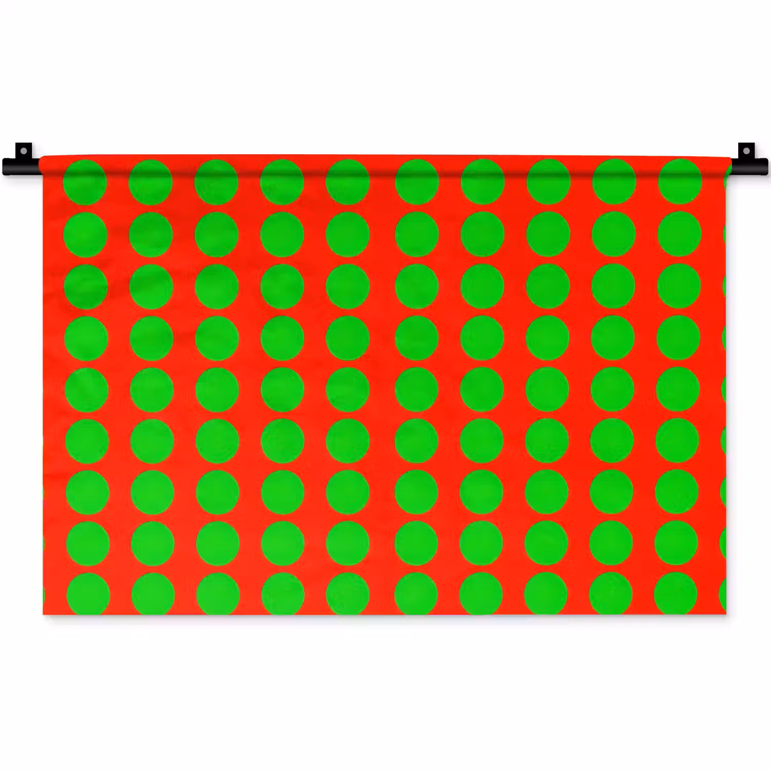 Stippen - Patroon - Groen Wandkleed katoen klein 269 -zz3d