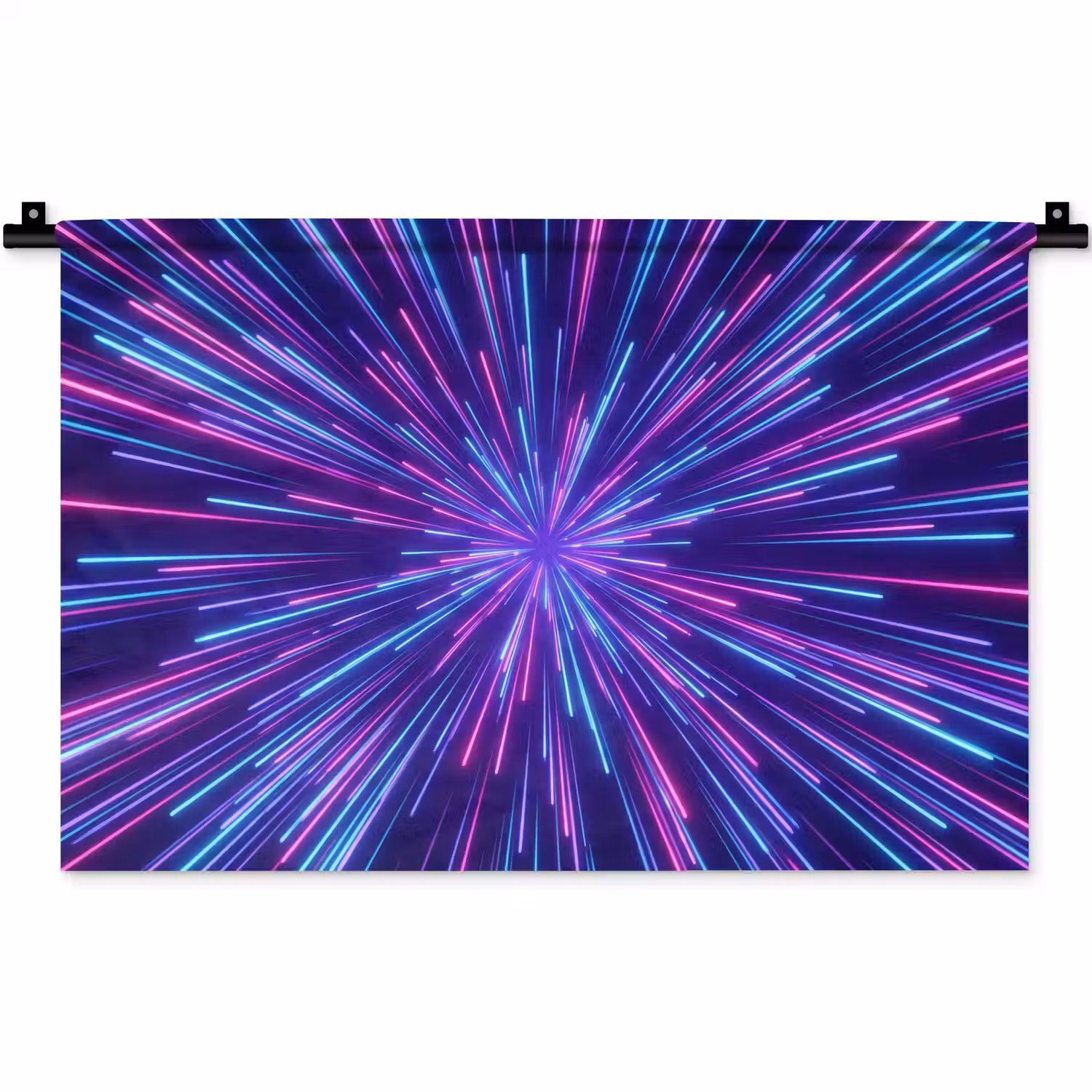 Dynamisch - Ruimte - Kleurrijk Wandkleed katoen klein -zz3d