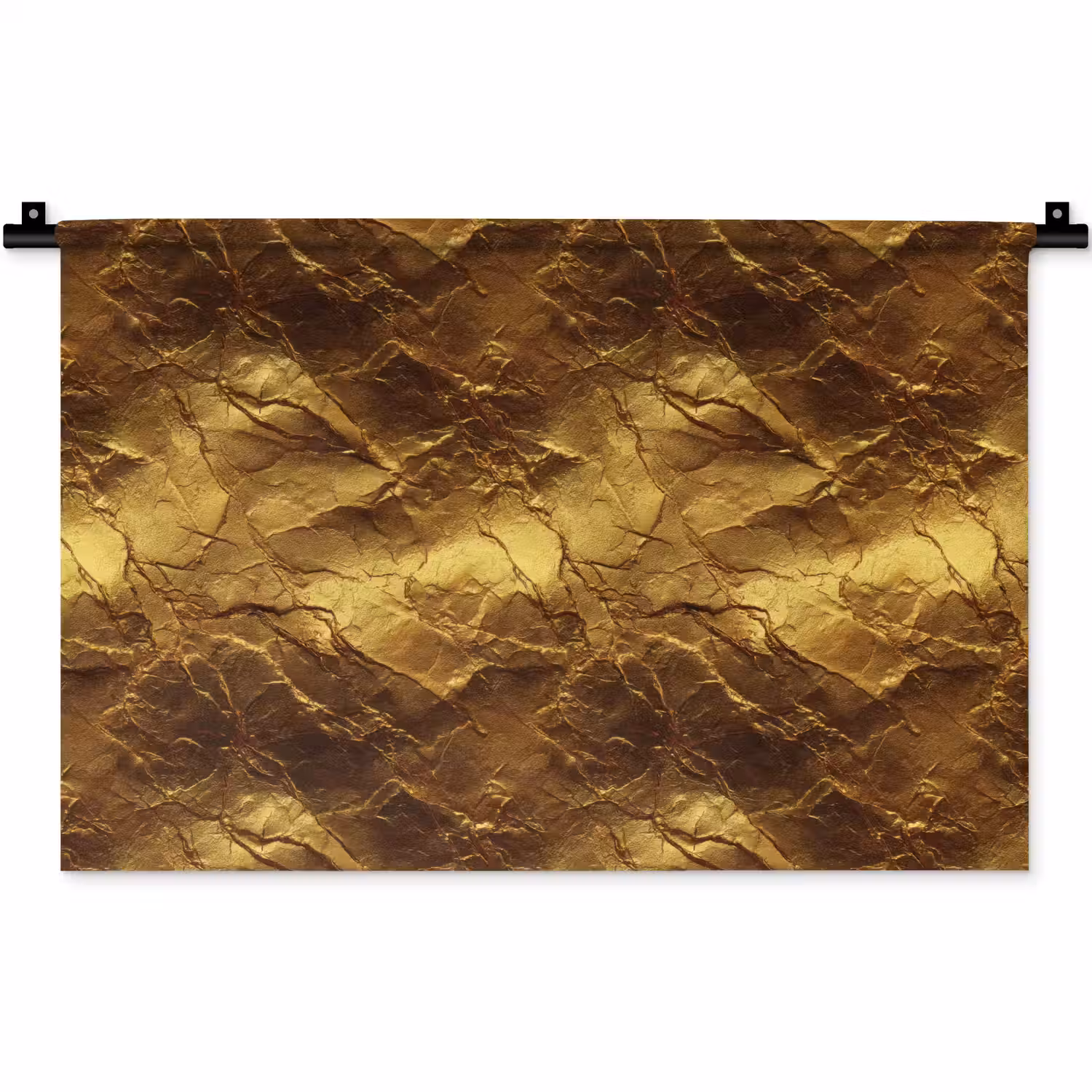 Bladgoud - Textuur - Goud Wandkleed katoen klein 269 -zz3d