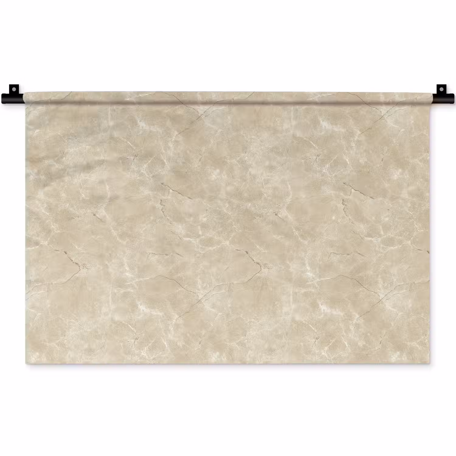 Lichtbeige - Marmer - Diffusie adering Wandkleed katoen klein 269 -zz3d