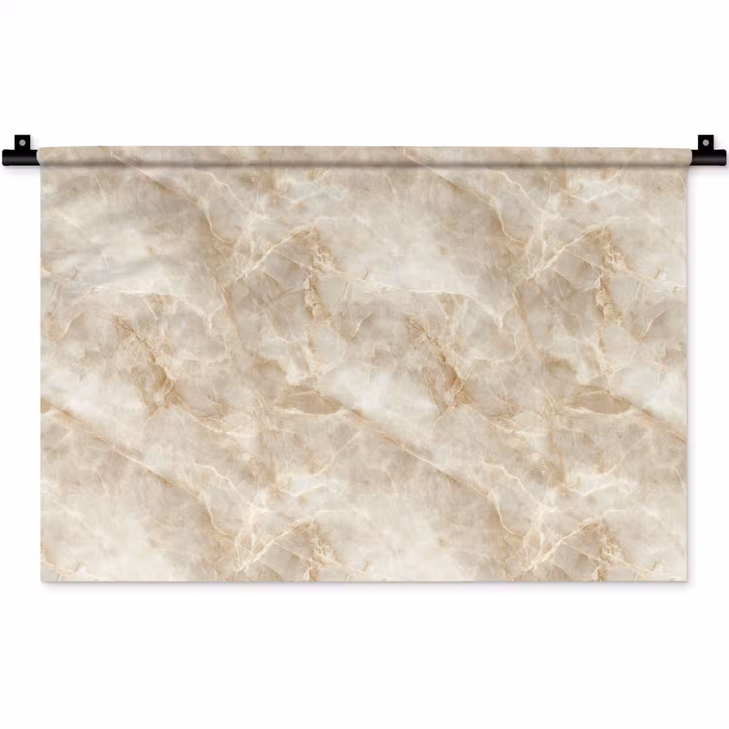 Lichtbeige - Onyx - Subtiel Wandkleed katoen klein 269 -zz3d