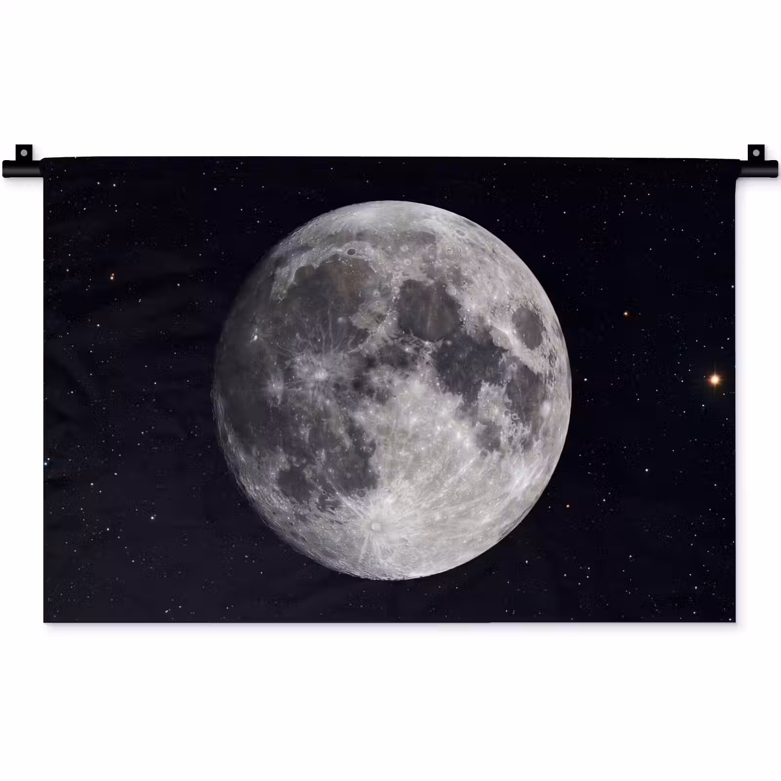 Wall Hanging - Moon - Stars - Space - Maan - Sterren - Ruimte Wandkleed katoen klein