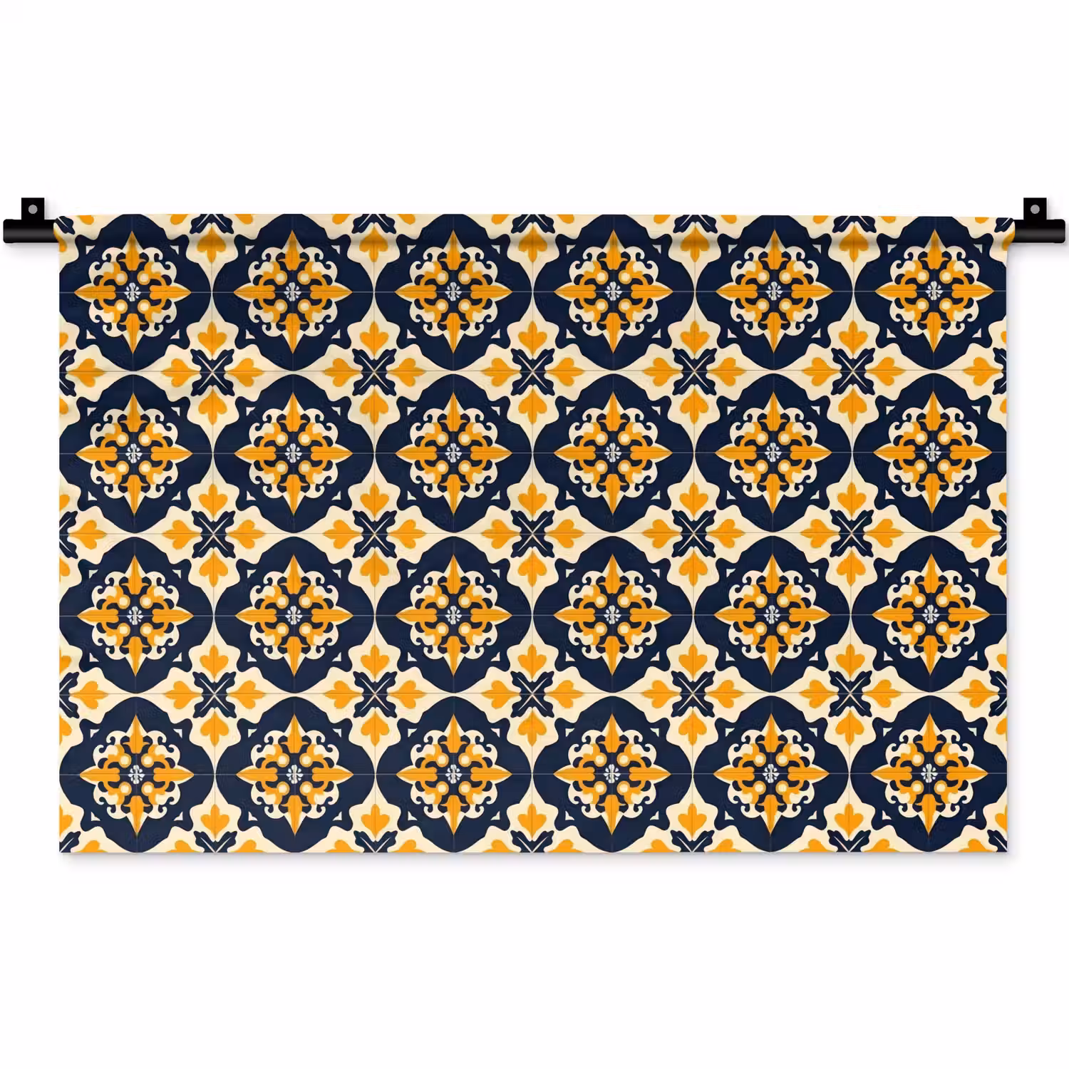 Patroon - Siertegel - Kleurrijk Wandkleed katoen klein 269 -zz3d