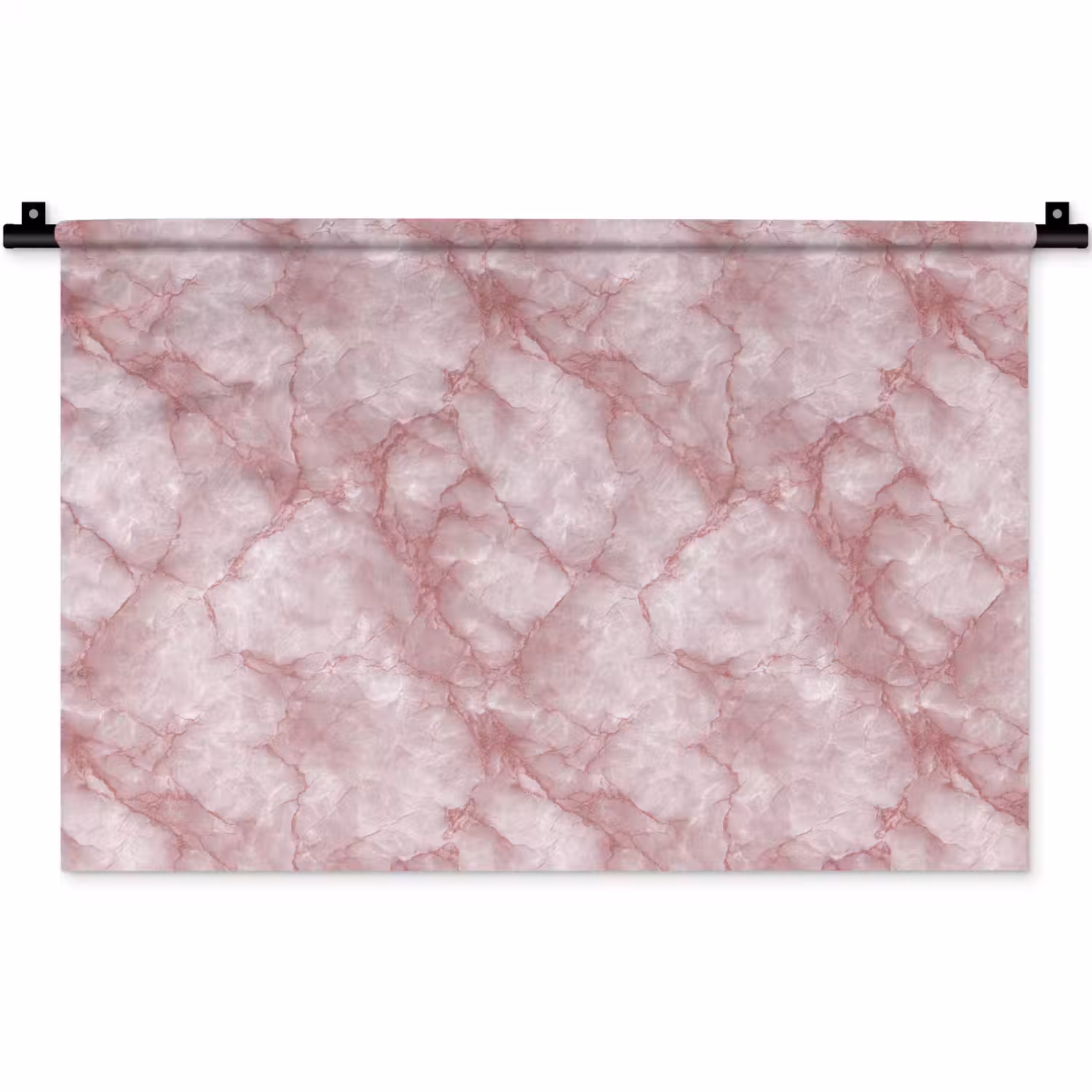 Roze - Kwartsmarmer - Aders Wandkleed katoen klein 269 -zz3d