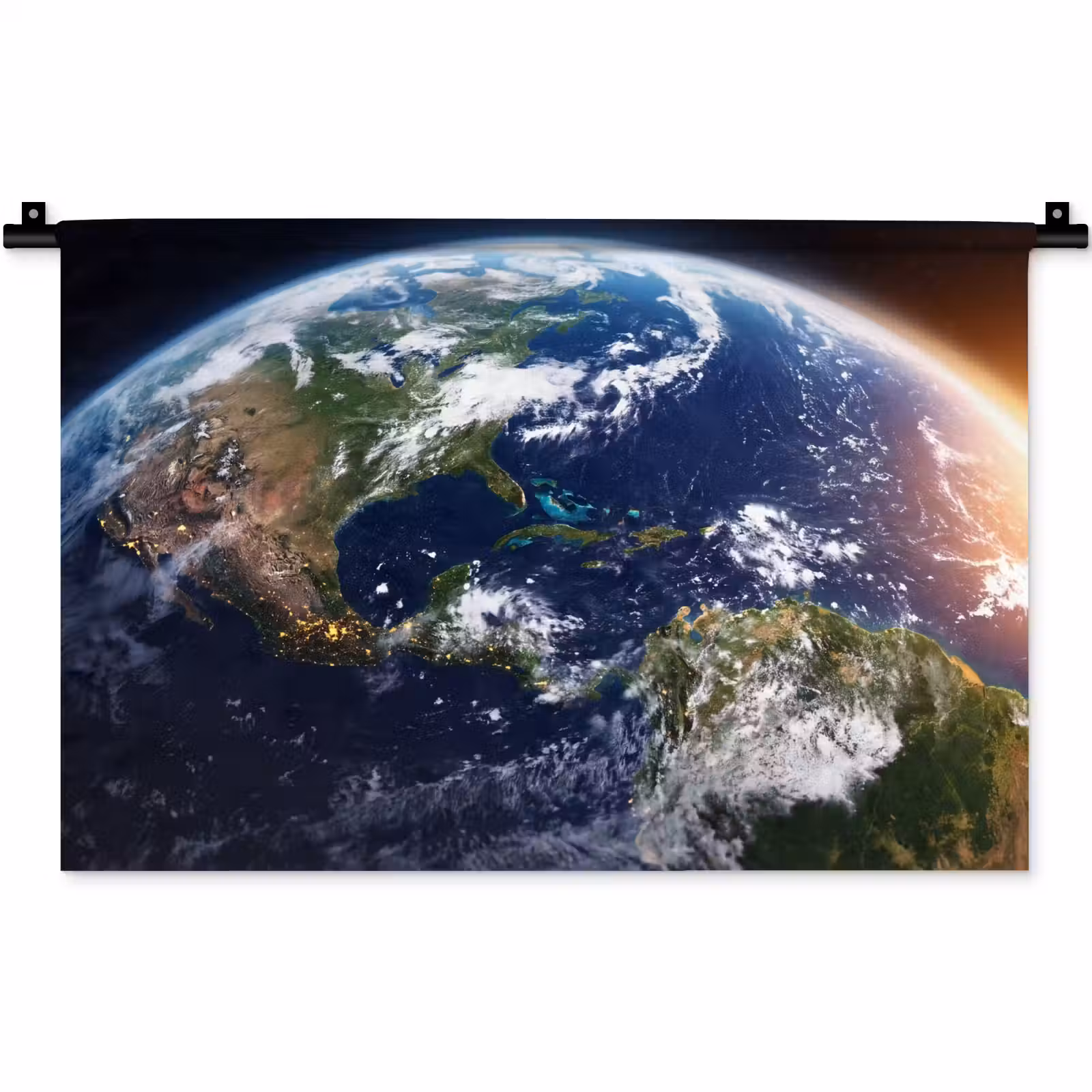 Wall Hanging - Planet - Space - Cosmos - Planeet - Ruimte - Kosmos Wandkleed katoen klein