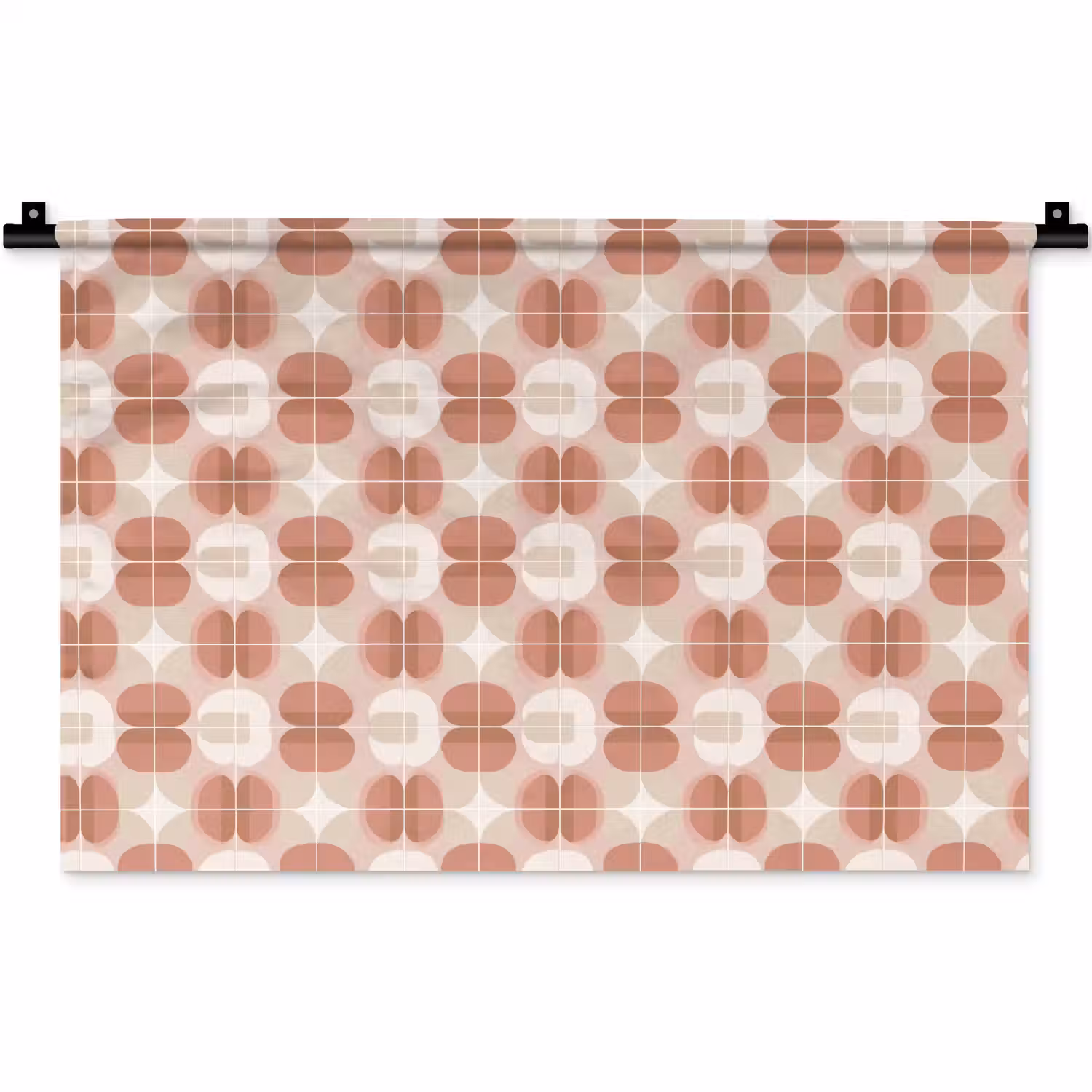 Retro - Klassiek - Roze Wandkleed katoen klein 269 -zz3d