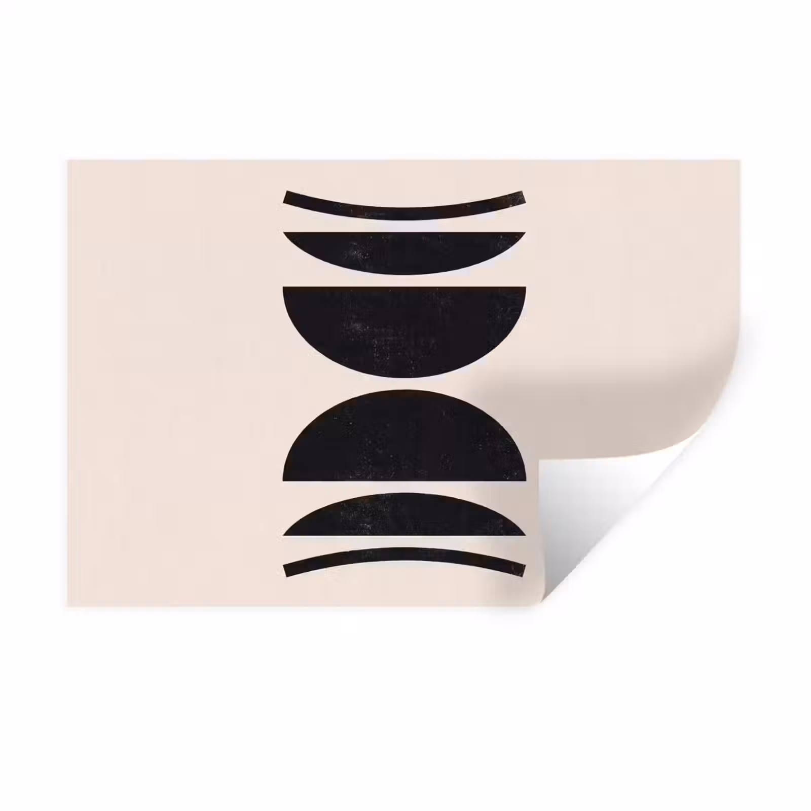 Wall Sticker - Abstract - Shapes - Black - Abstract - Vormen - Zwart Muursticker klein
