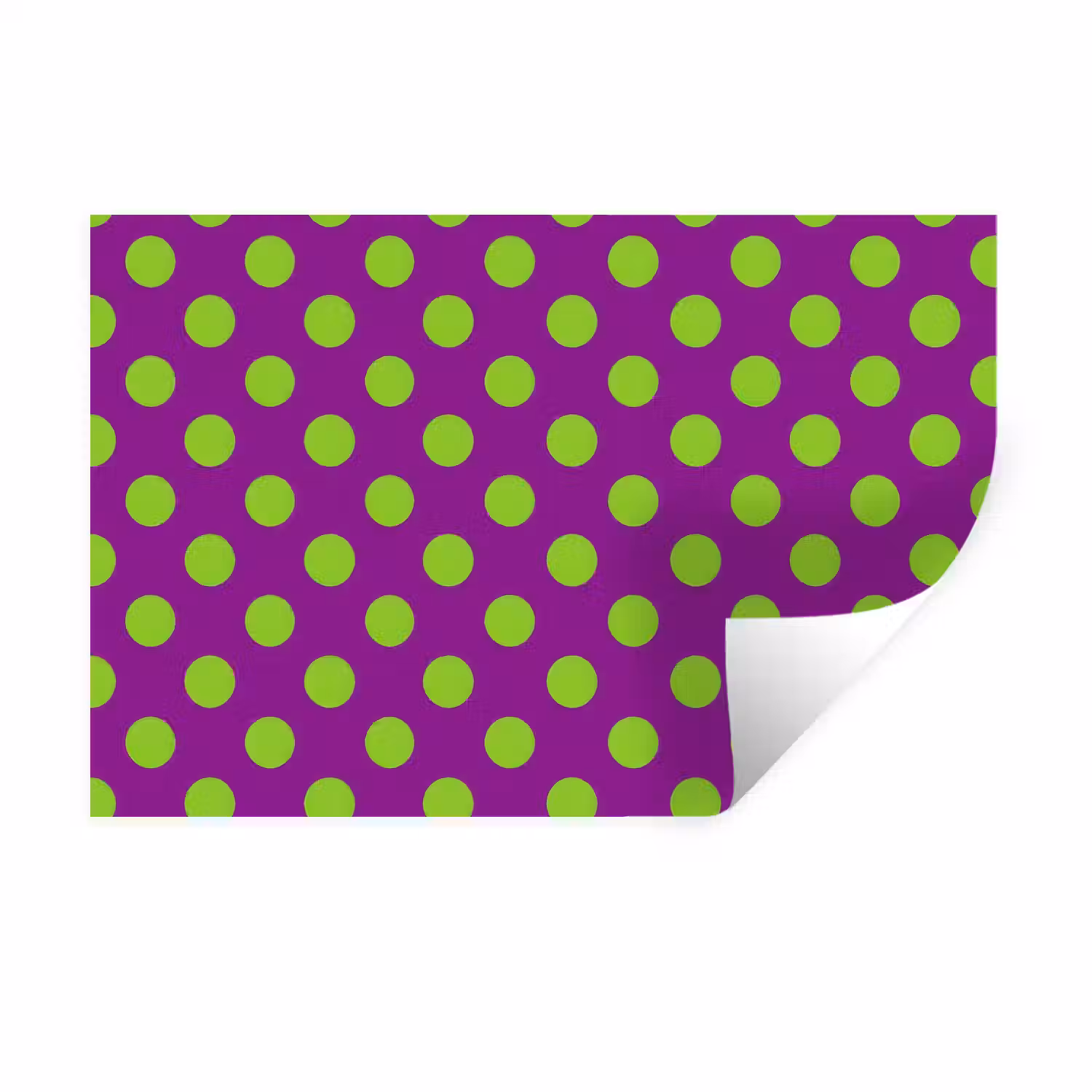 Stippen - Klassiek - Groen Muursticker klein 286 -3d