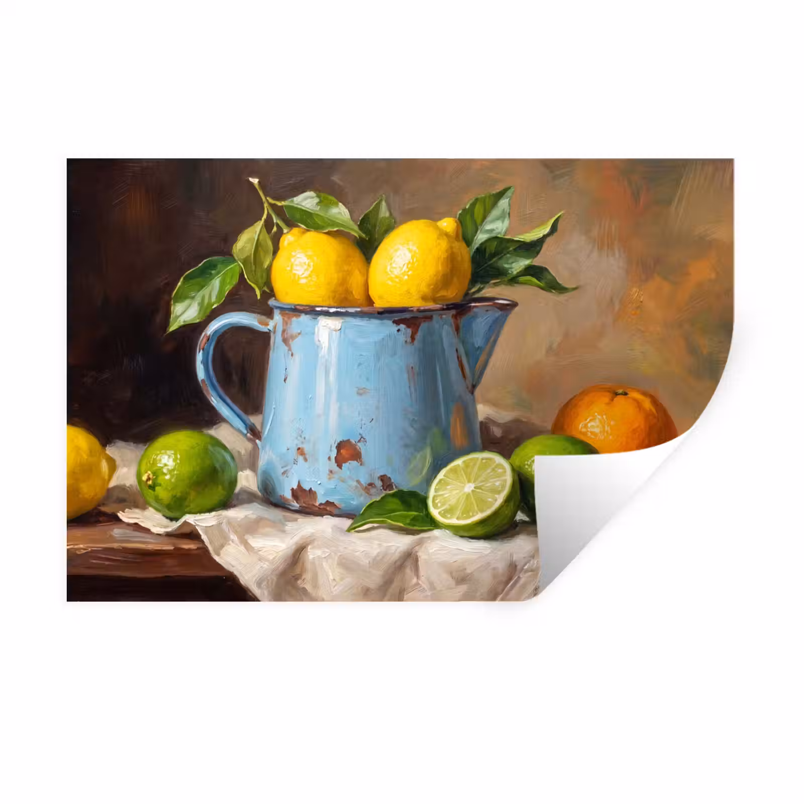 Wall Sticker - Food - Still Life - Classical - Eten - Stilleven - Klassiek Muursticker klein