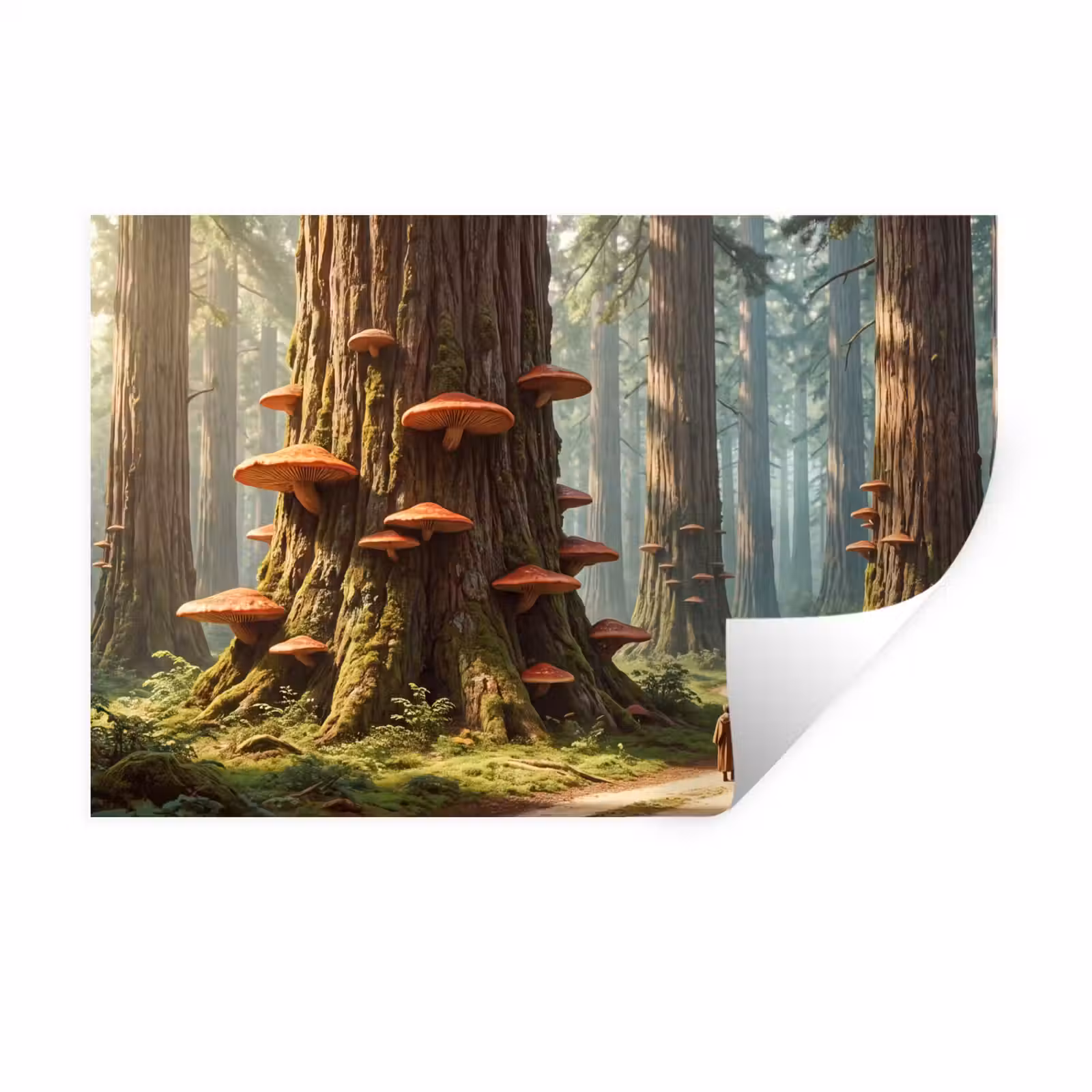 Wall Sticker - Forest - Trees - Nature - Bos - Bomen - Natuur Muursticker klein